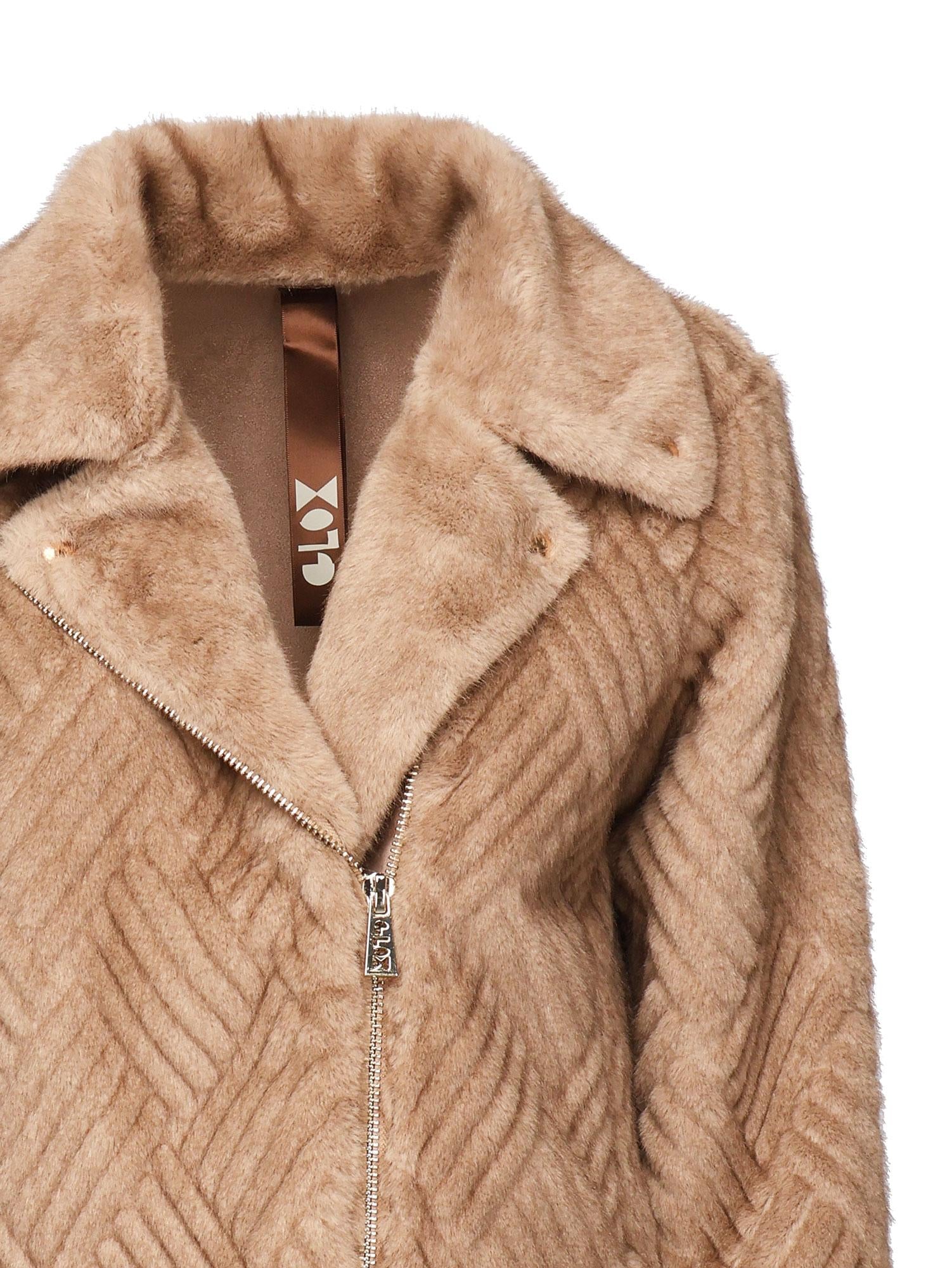 Giacca in lana <BR/> GLW4SG301 CAMEL GLOX