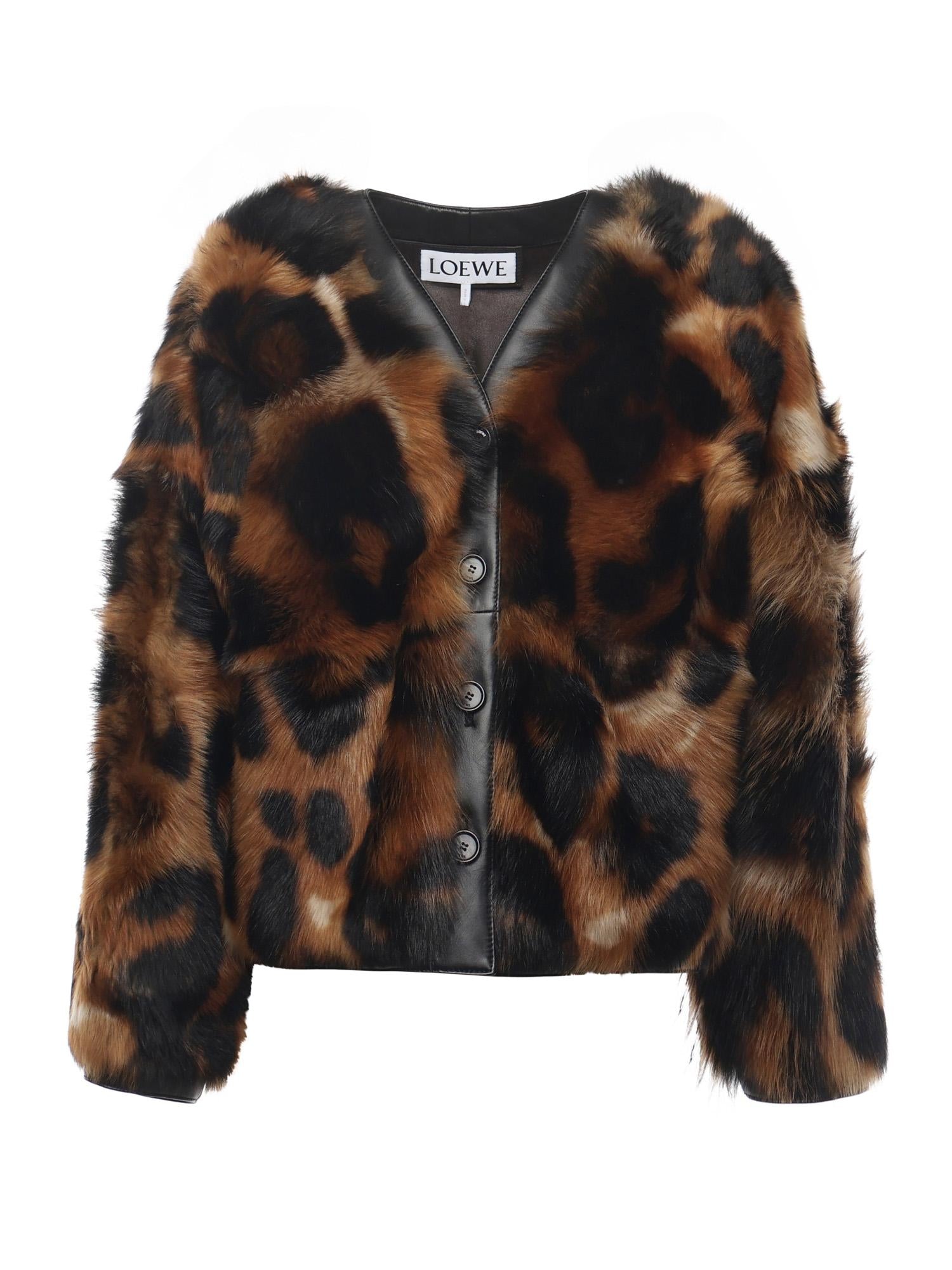 Cardigan in shearling S540Y2SL13 3100 LOEWE