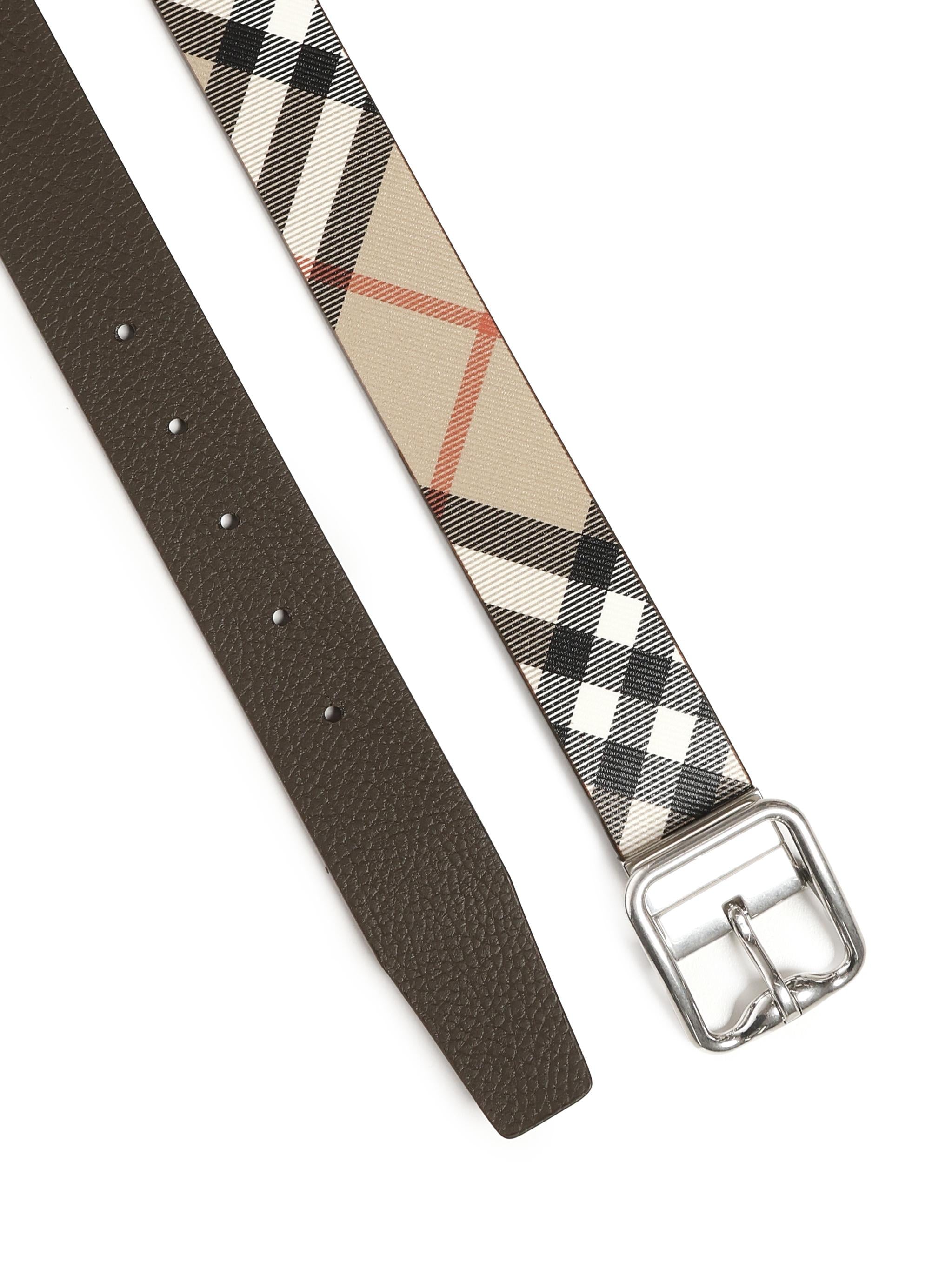 Cintura B Buckle Check reversibile 8092046 A2021 BURBERRY