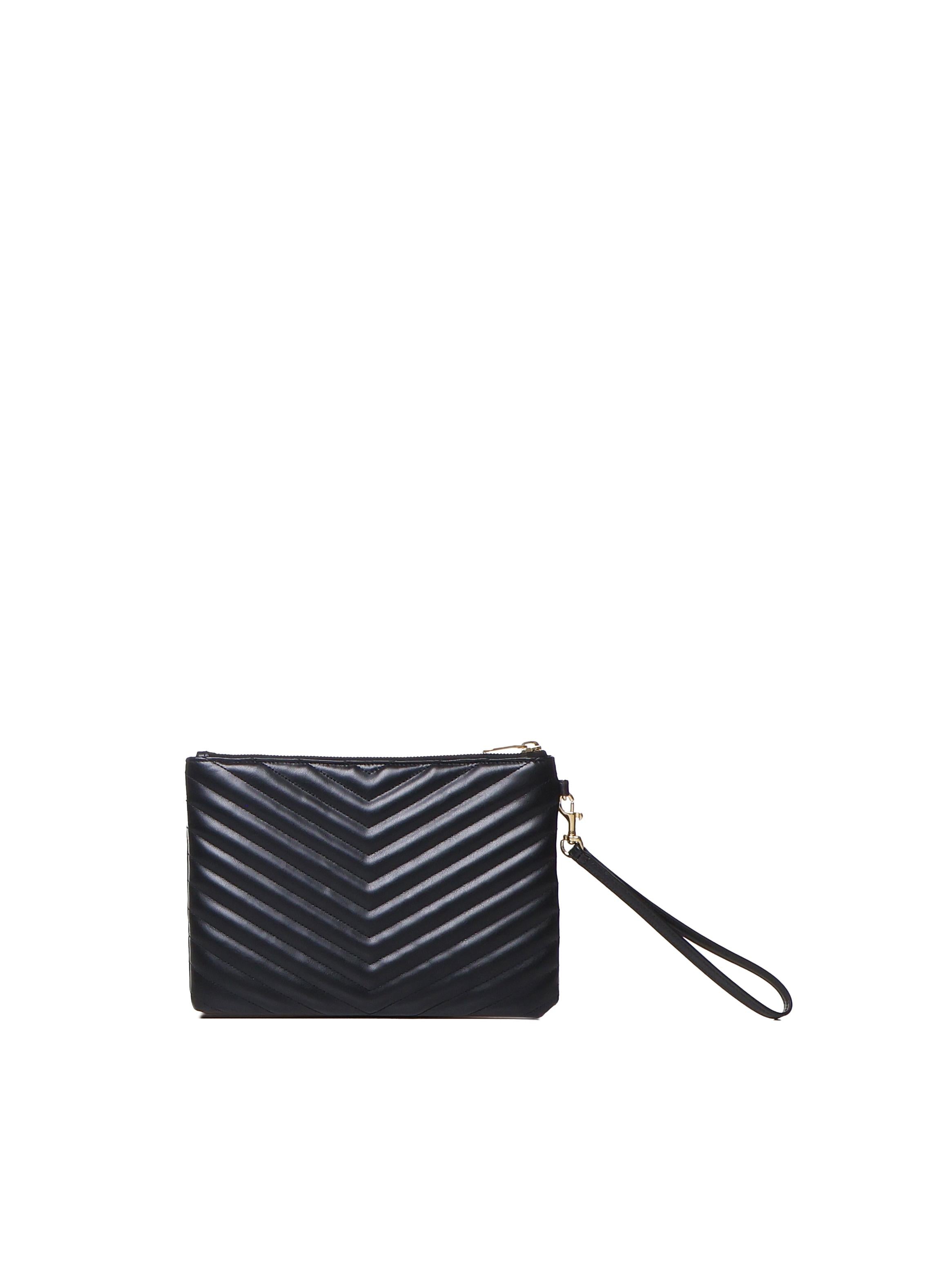 Pouch monogram Cassandre matelassè astuccio in pelle goffrata 379039 CWU011000 SAINT LAURENT