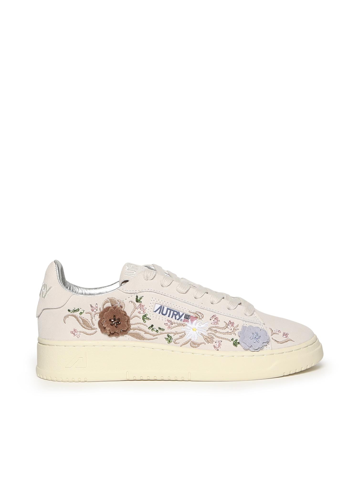 Sneakers Dallas low 'Floral' in suede ADLW EY02 AUTRY