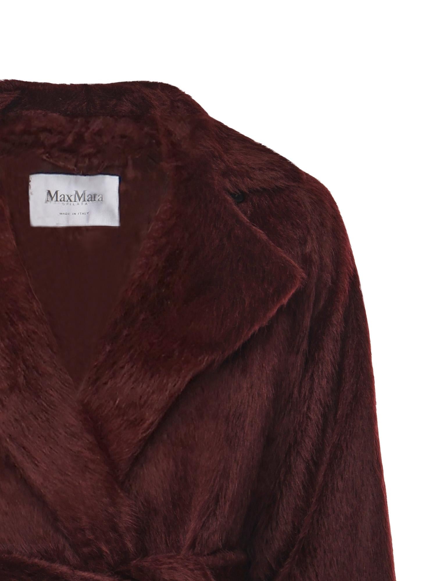 Cappotto lungo in alpaca e lana 2521016373600 003 MAX MARA