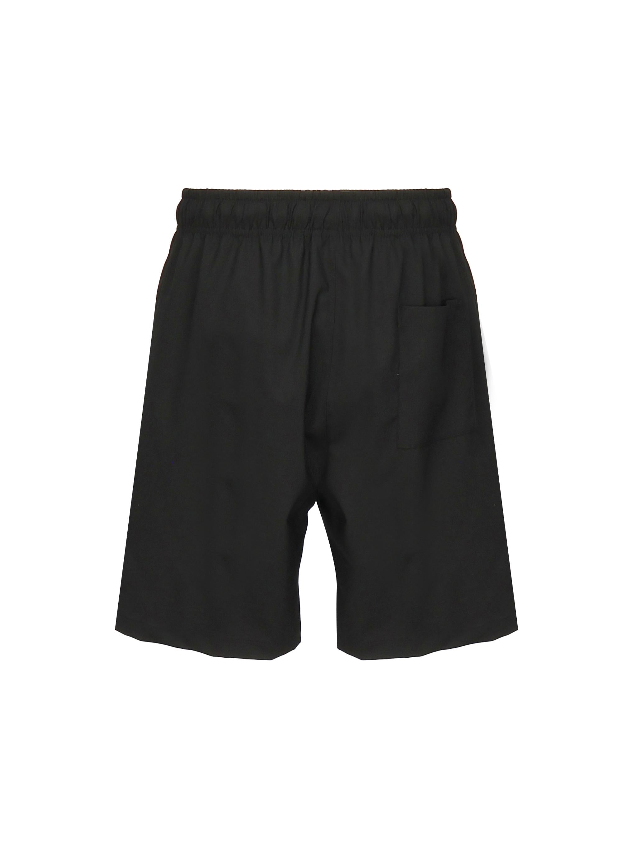 Shorts in misto lino e cotone BYRD -NERO GIULIANO GALIANO
