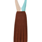 Abito cut out con gonna fliuida VSKD05017 -V1 INSPIRED BY AKEP