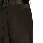 Pantaloni in cotone con cintura 1514250000 BROWN MAGDA BUTRYM