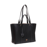 Borsa shopper grande in pelle bottalata 102832 A1LFZ99Q PINKO