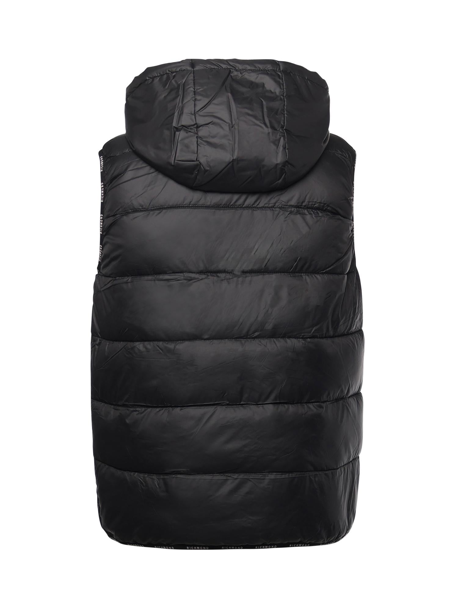 Gilet imbottito in nylon UMA25160PI BLACK RICHMOND X