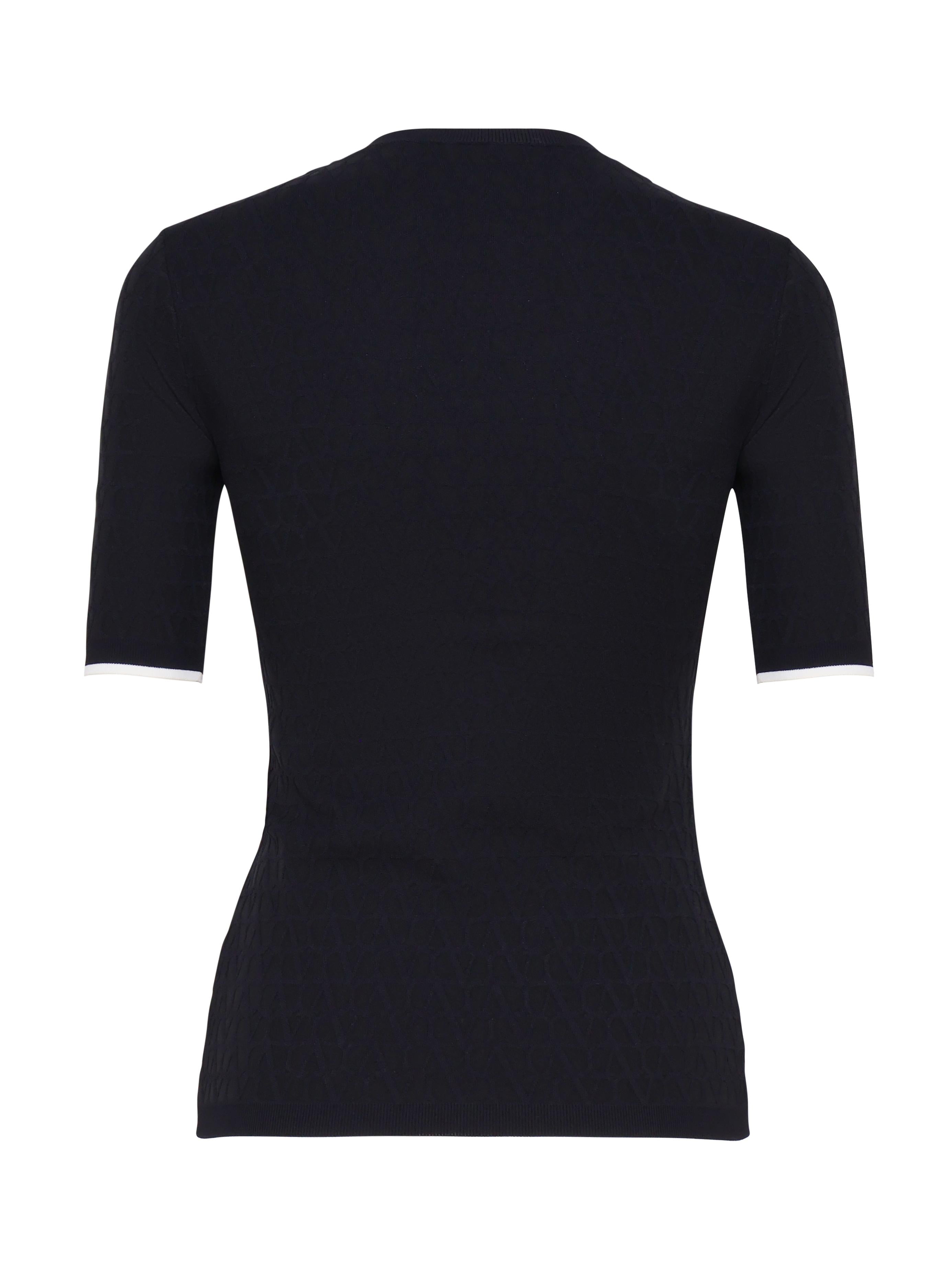T-shirt elastica aderente 5B3KC58P 8QN671 VALENTINO GARAVANI