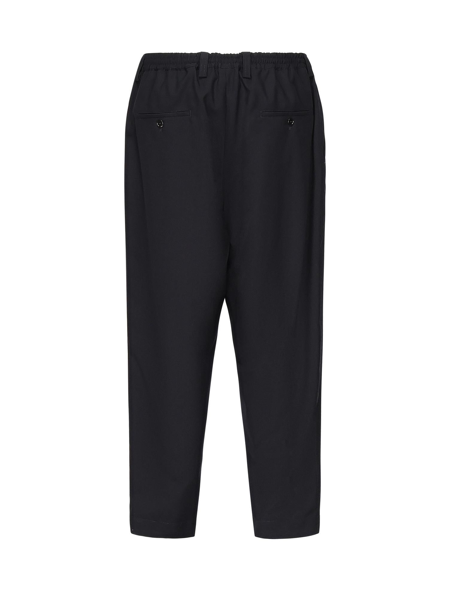 Pantaloni crop in fresco lana PUMU0017U1 TW83900B99 MARNI