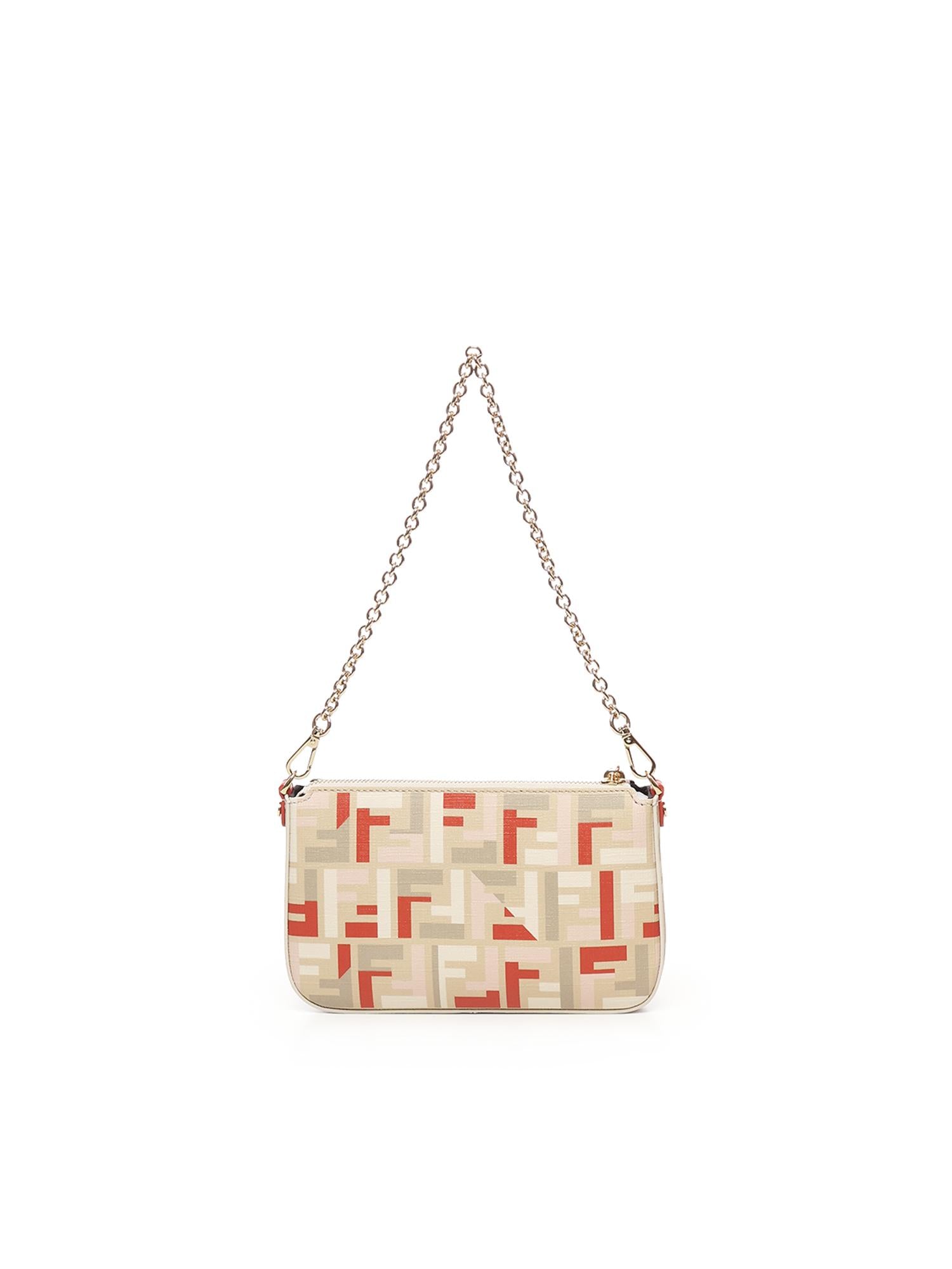 Pouch Baguette FF jacquard 8BS073 AV1YF1SY7 FENDI