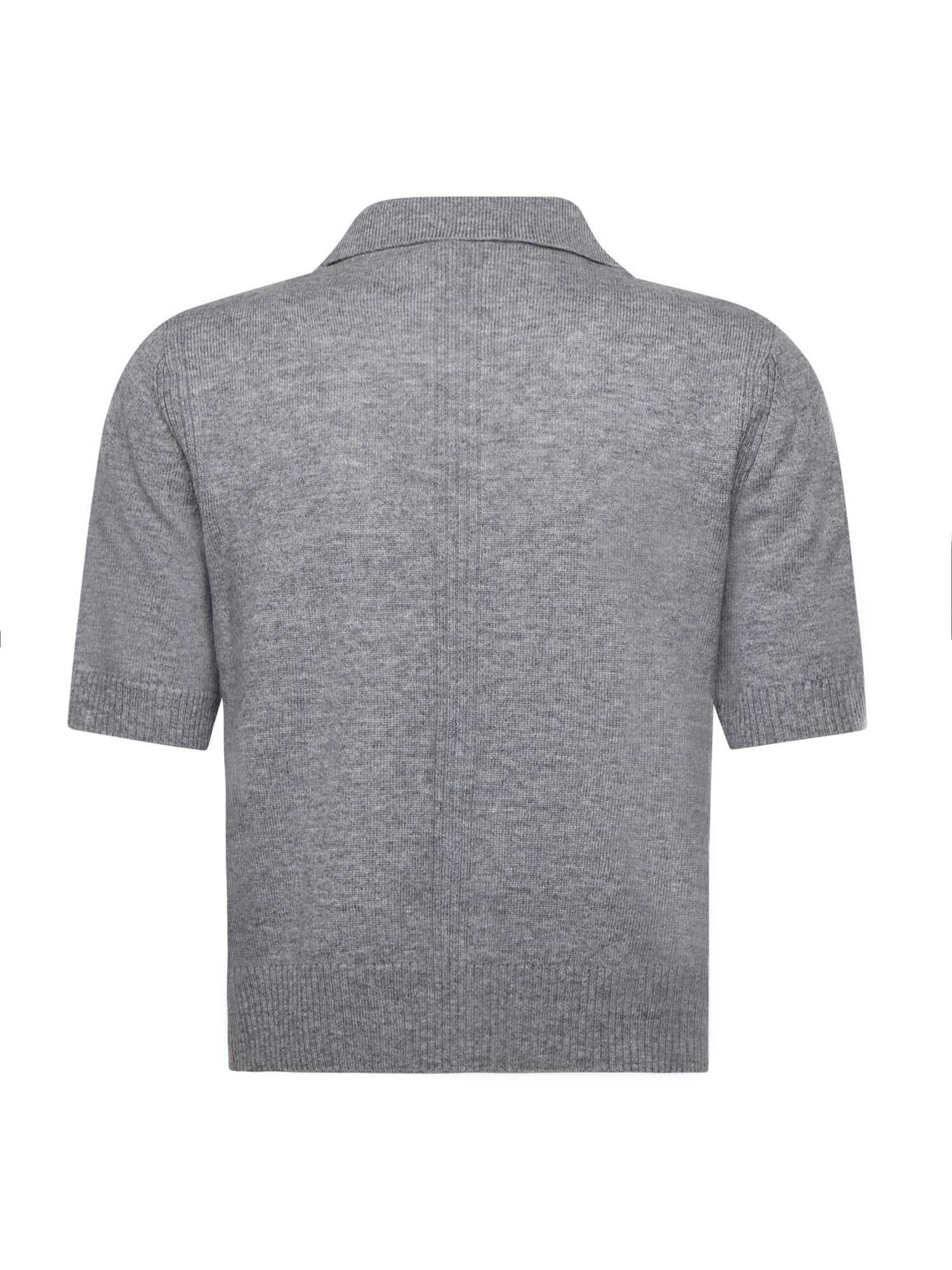 Maglia stile polo con logo 105450 A2Q9II2 PINKO