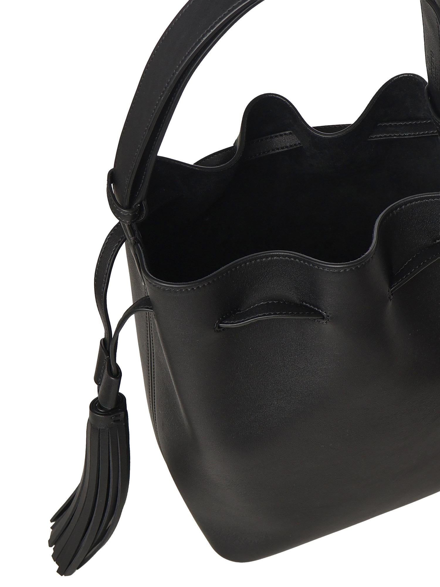 Secchiello So Seau in pelle 7W2B0R99 HHL0NO VALENTINO GARAVANI