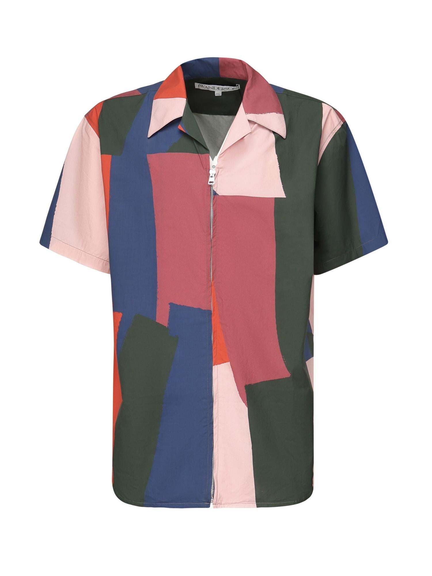 Camicia con stampa in cotone SH0348 PG1727000 JW ANDERSON