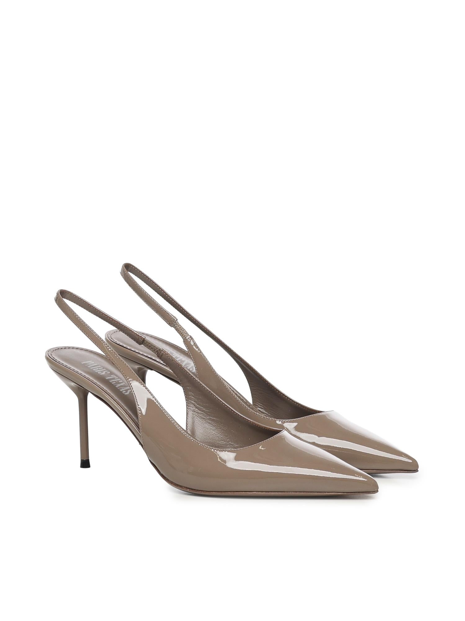 Slingback Lidia in vernice PX1635XVN01 TAUPE PARIS TEXAS