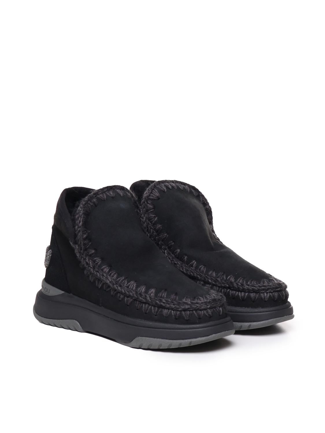 Eskimo jogger glitter logo MUFW421001A BKBK MOU
