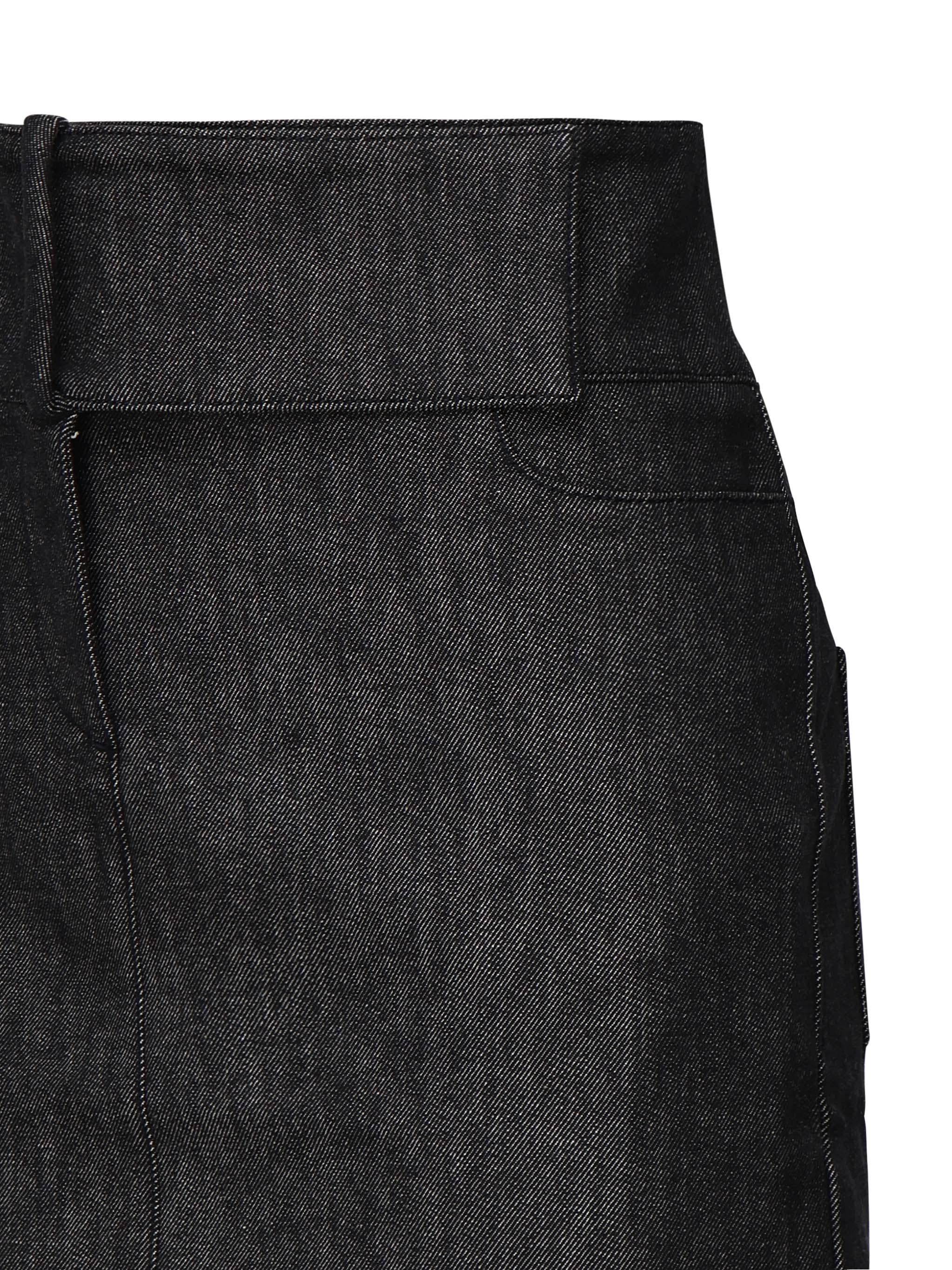Minigonna in denim con cintura 225DJU271DE0035 9011 COURREGES