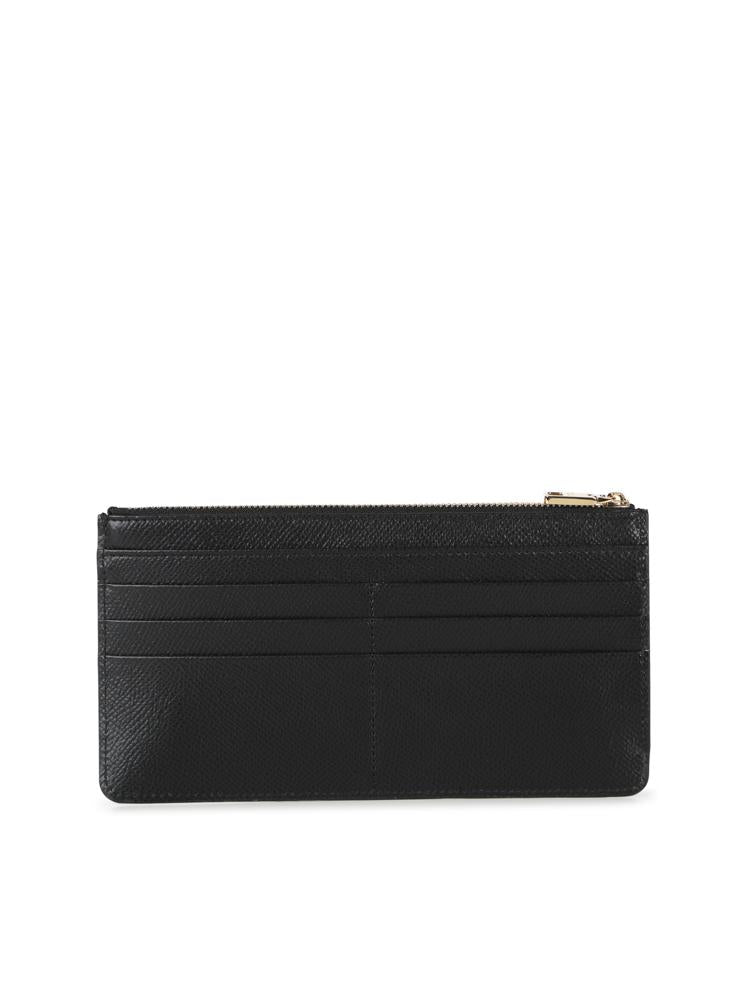 Portacarte in pelle con logo plaque BI1265 A100180999 DOLCE & GABBANA