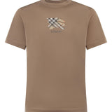 T-shirt Check in cotone 8116168 A3324 BURBERRY
