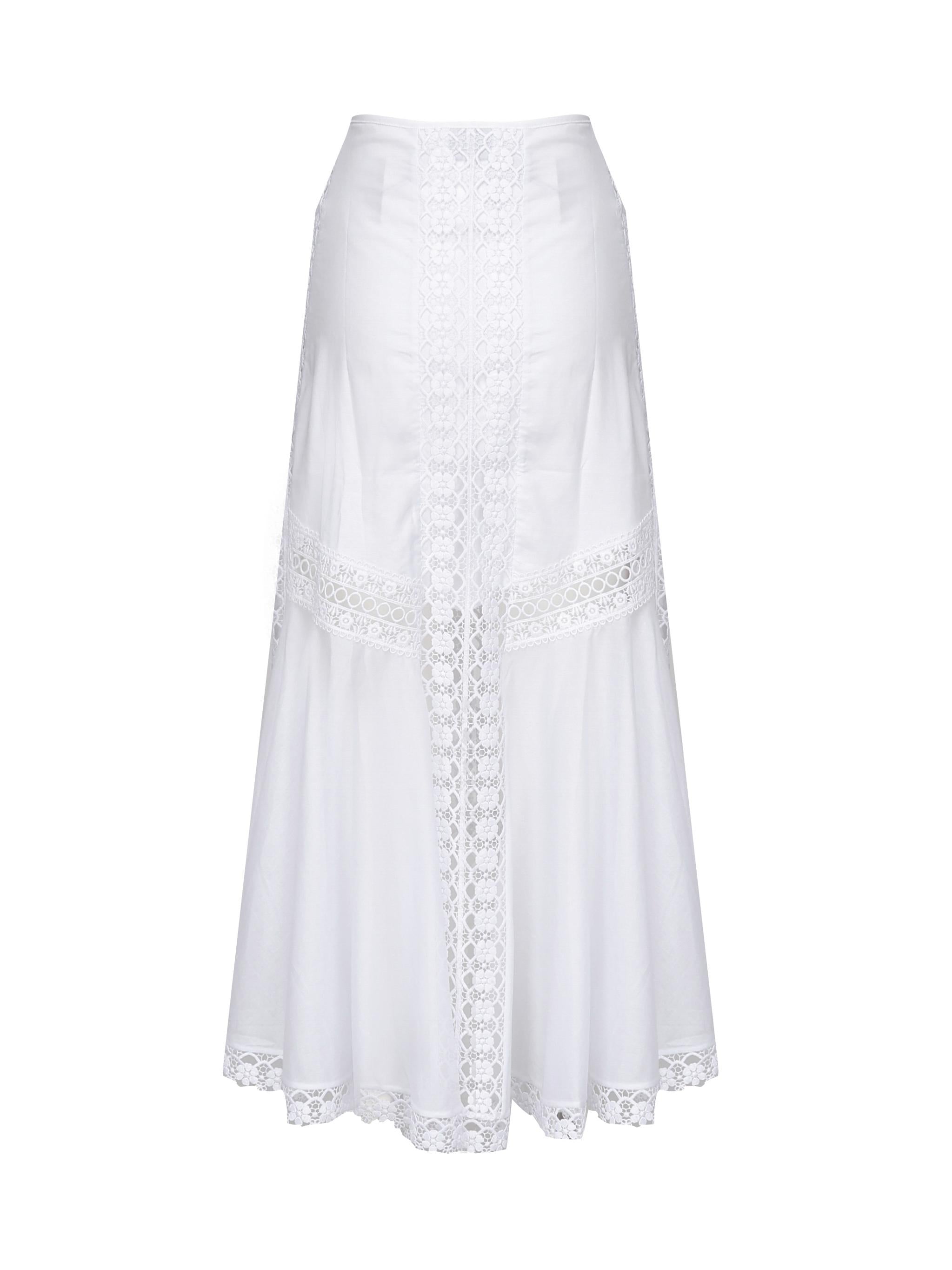 Gonna lunga Clair 251404 WHITE CHARO RUIZ