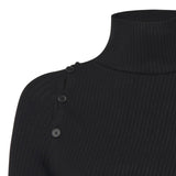 Maglione con bottoni obliqui 425MPU258FI001 9999 COURREGES