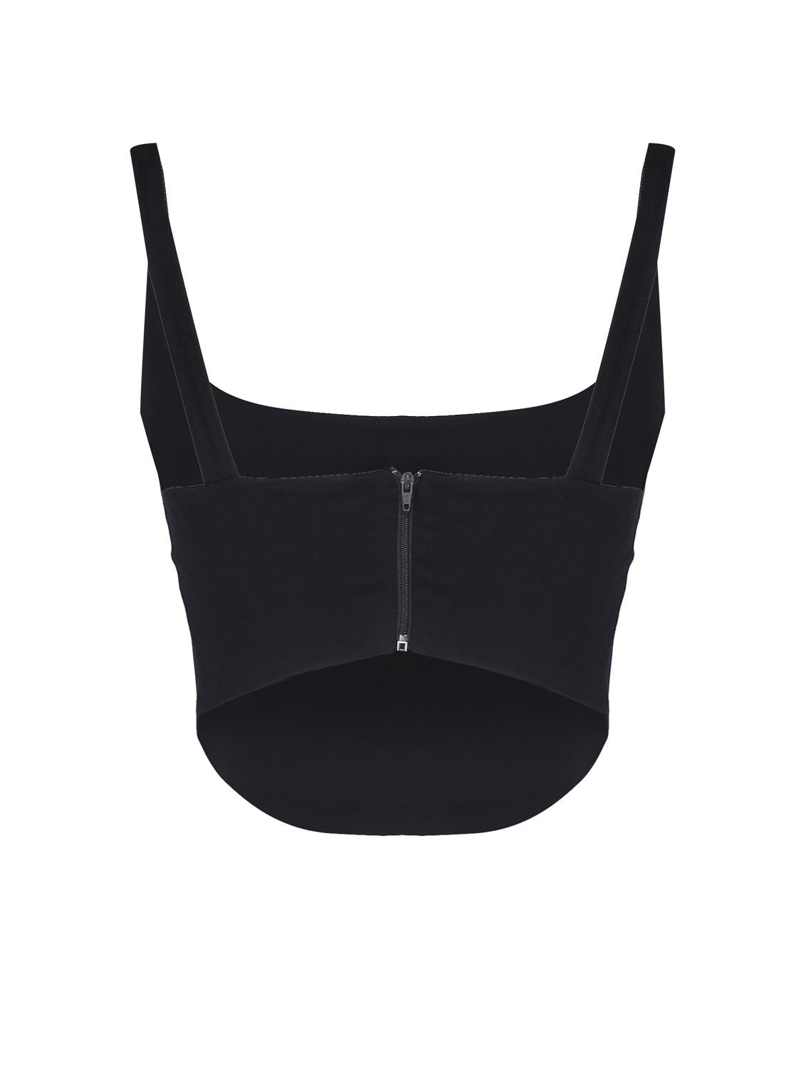 Top Corset con scollo tondo CORSET -BLUE THE ARCHIVIA