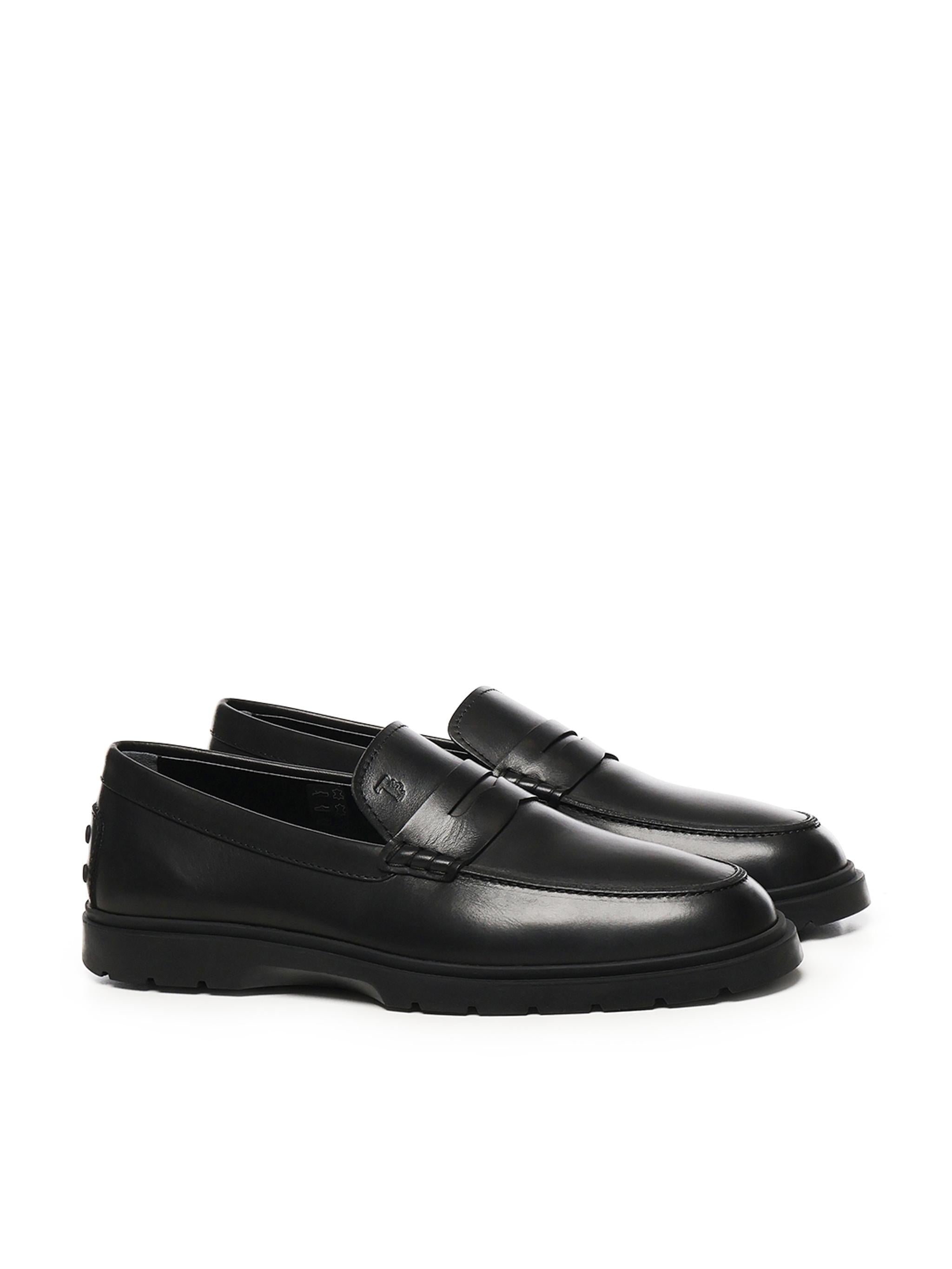 Mocassini in pelle XXM59K00010N6M B999 TOD'S