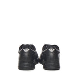 Sneaker in pelle con banda a contrasto EM003701 AF18017MC005 EMPORIO ARMANI