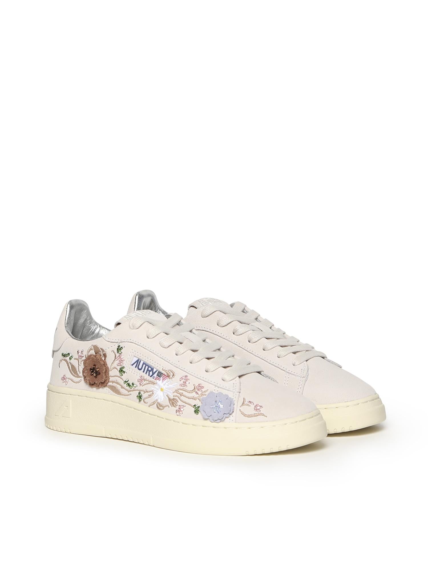 Sneakers Dallas low 'Floral' in suede ADLW EY02 AUTRY
