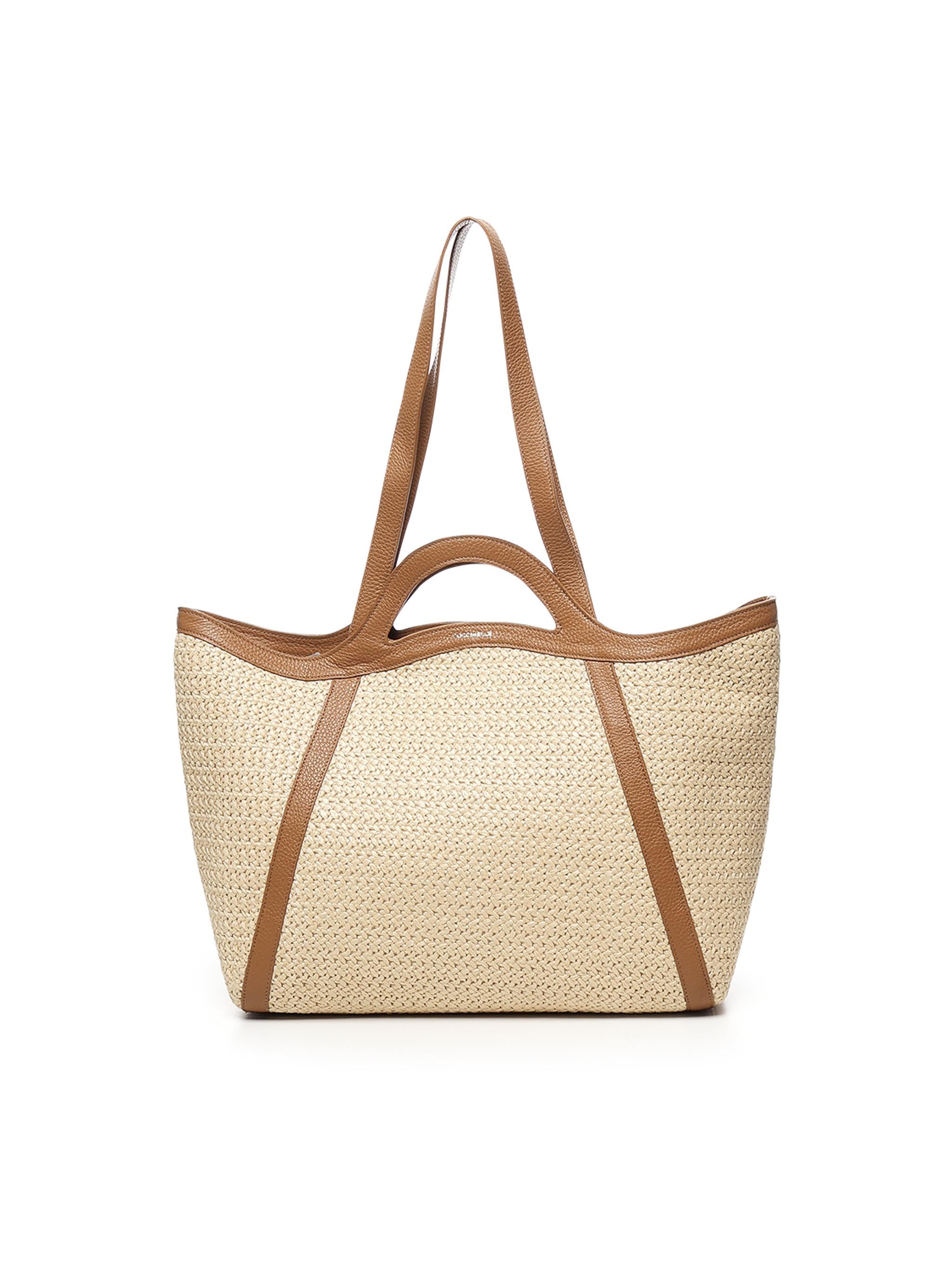 Tote bag Amalia in crochet e pelle E1S9S110101 552 COCCINELLE