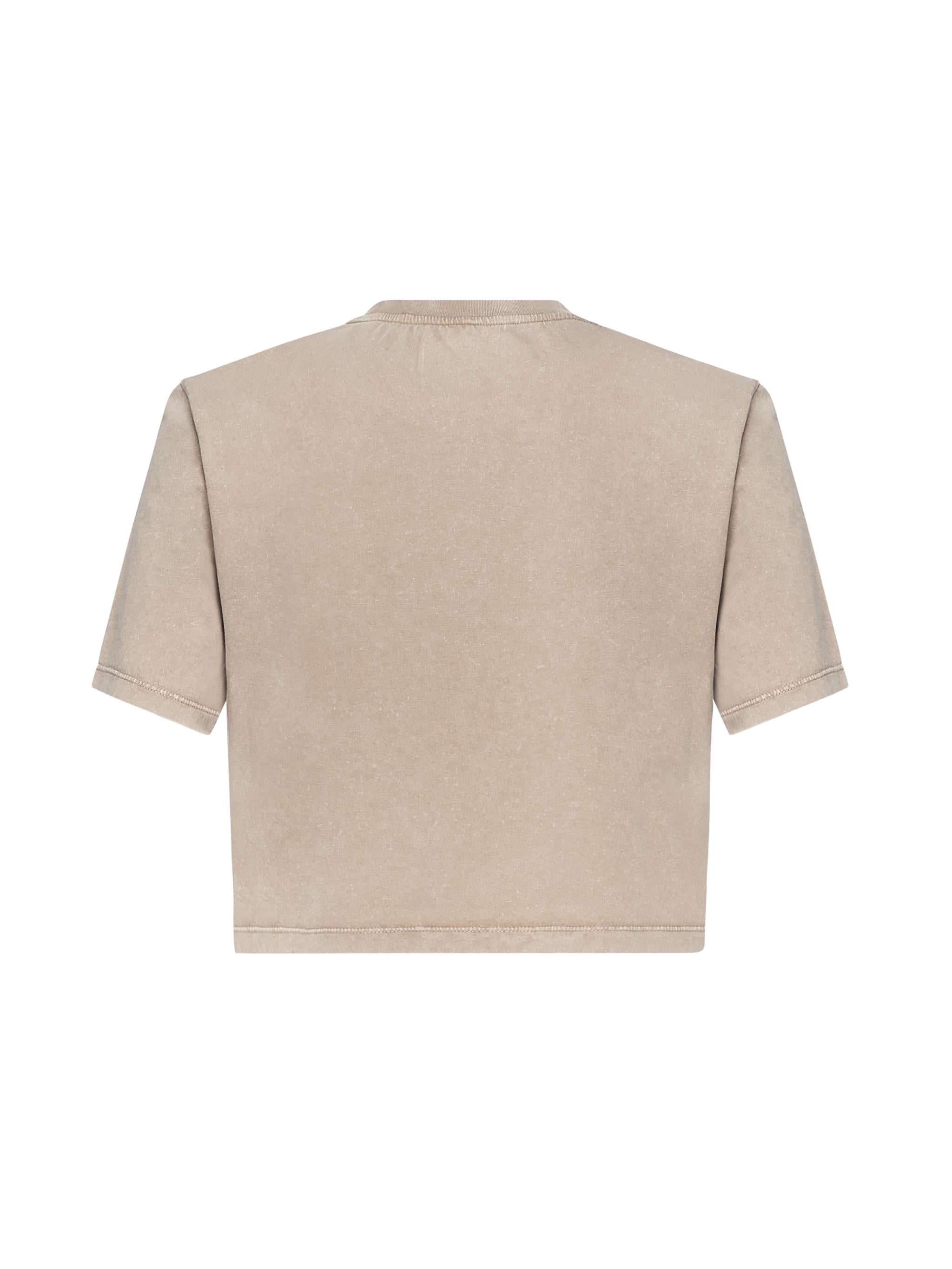 T-shirt cropped con logo<BR/> FS9715 ASNIF1RX7 FENDI