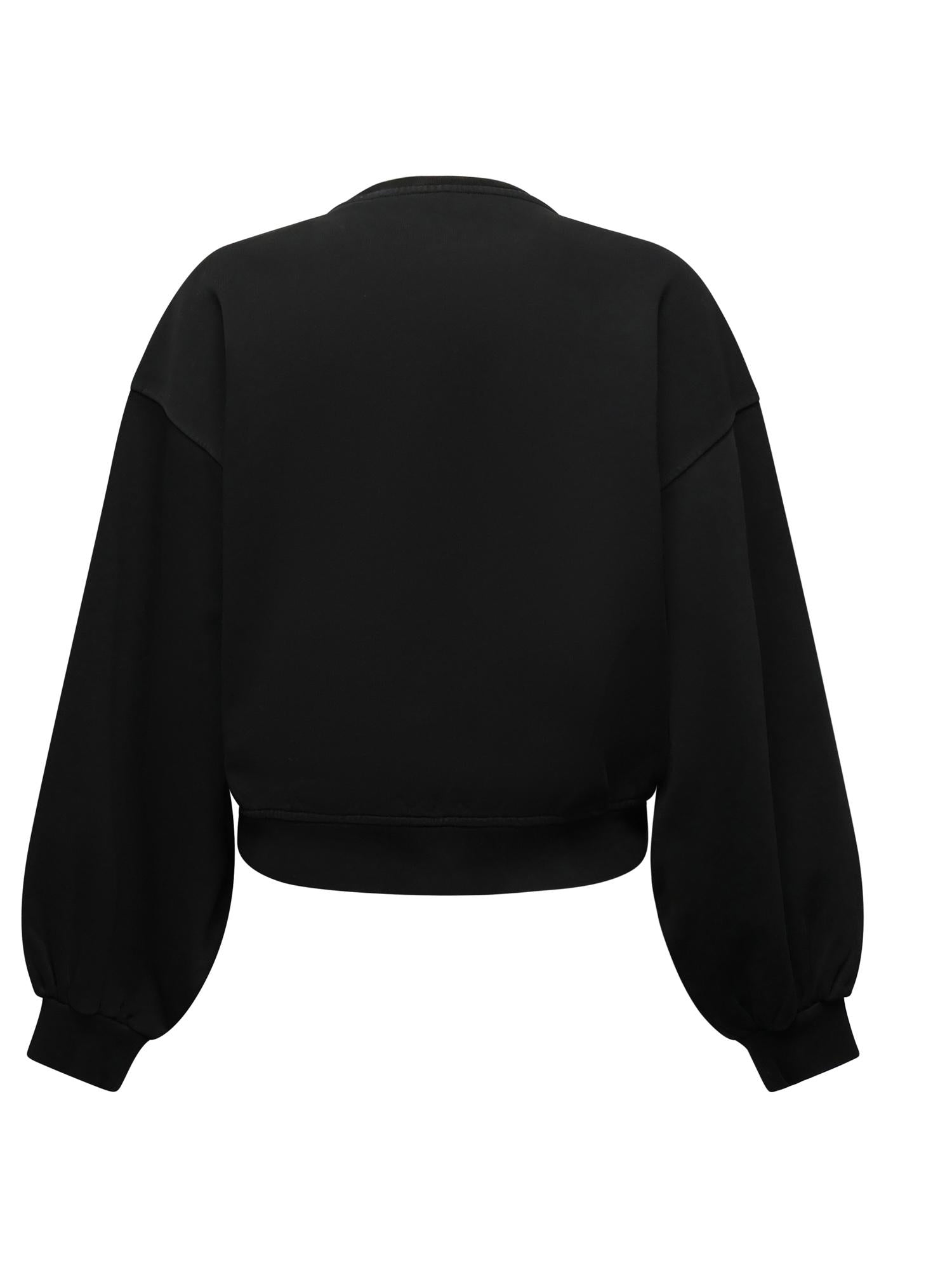 Felpa cropped con logo 105510 A2RBZ99 PINKO