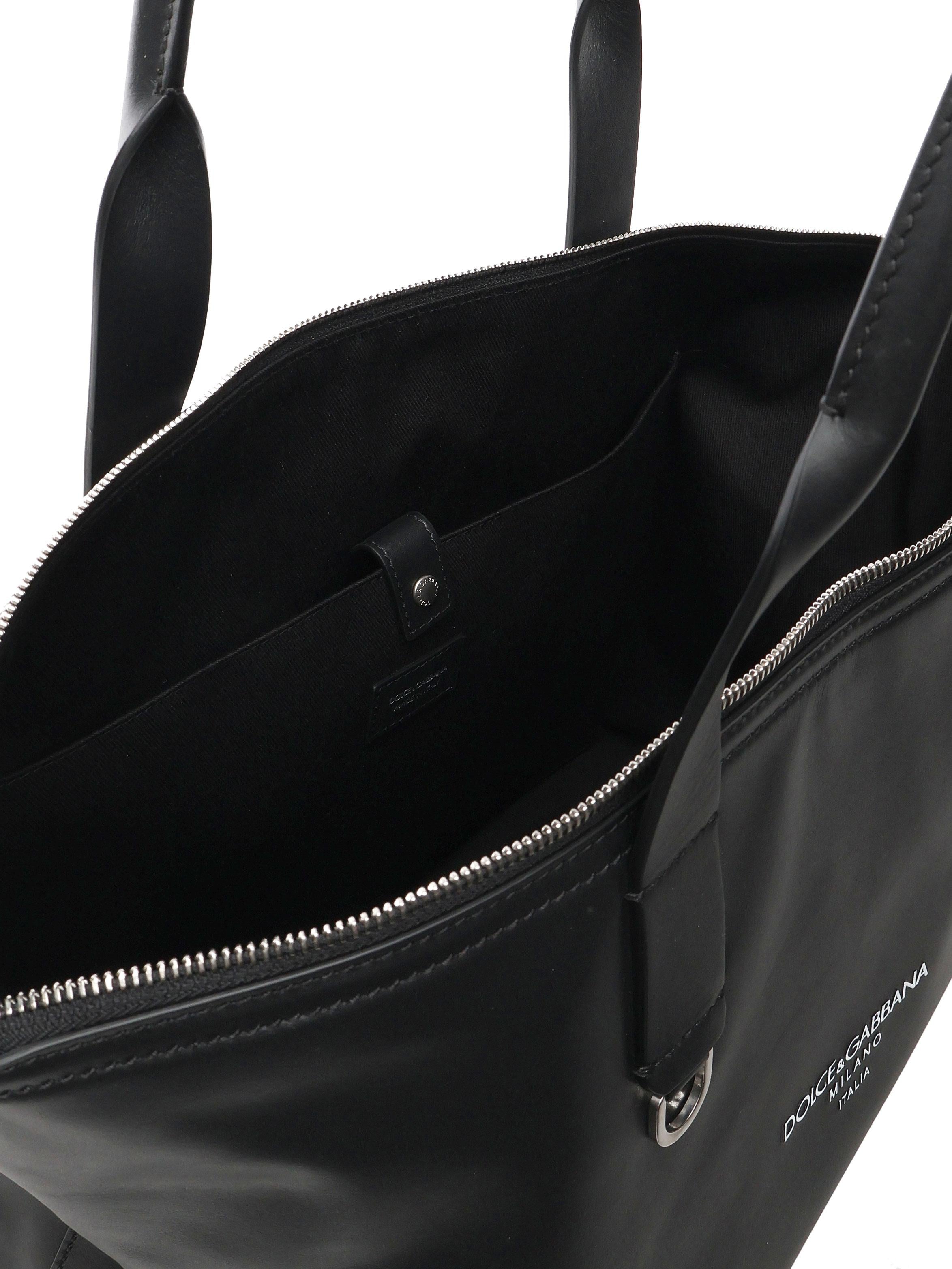 Shopping bag media in pelle di vitello<BR/> BM2375 A6E4880999 DOLCE & GABBANA