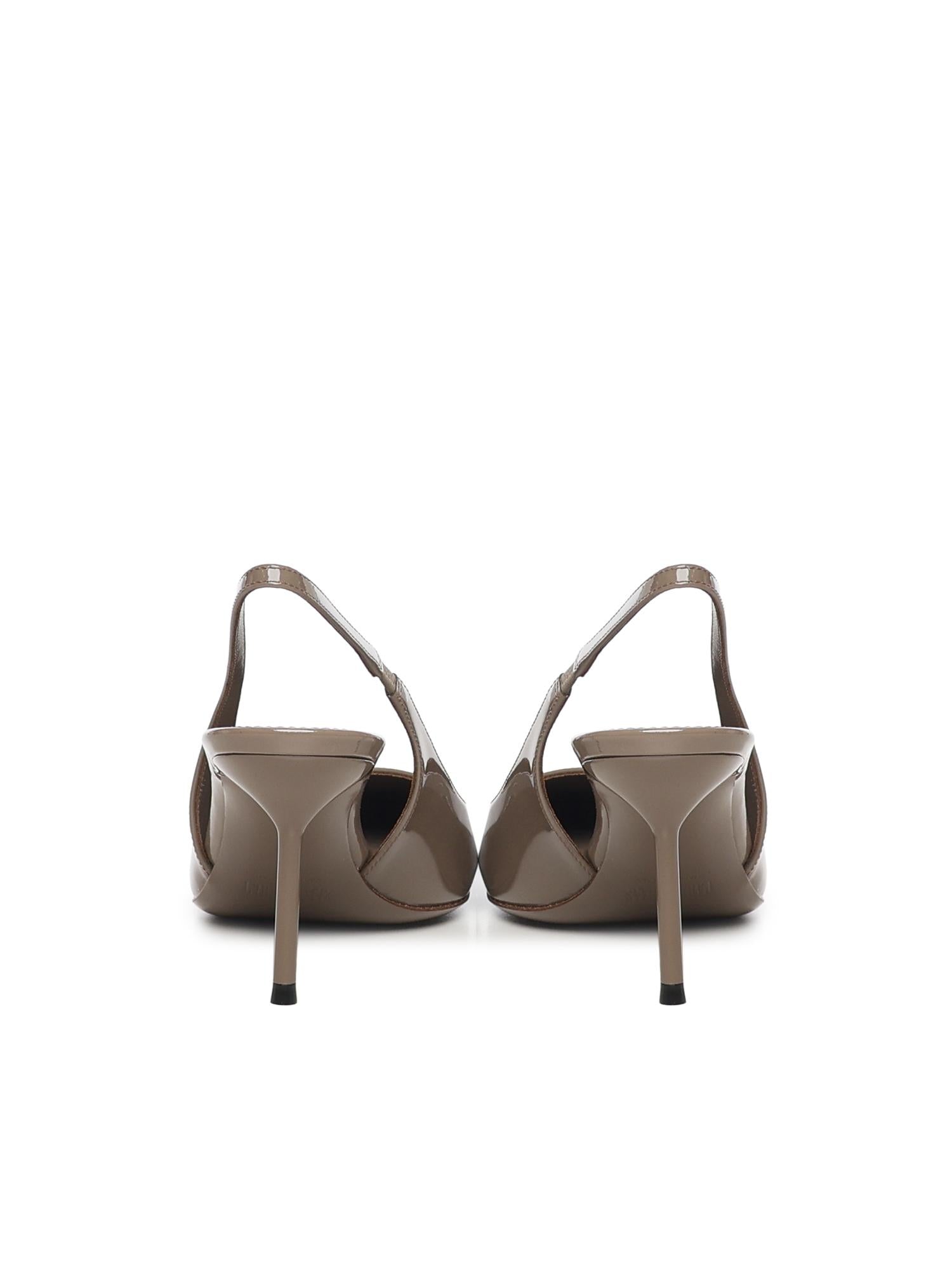 Slingback Lidia in vernice PX1635XVN01 TAUPE PARIS TEXAS