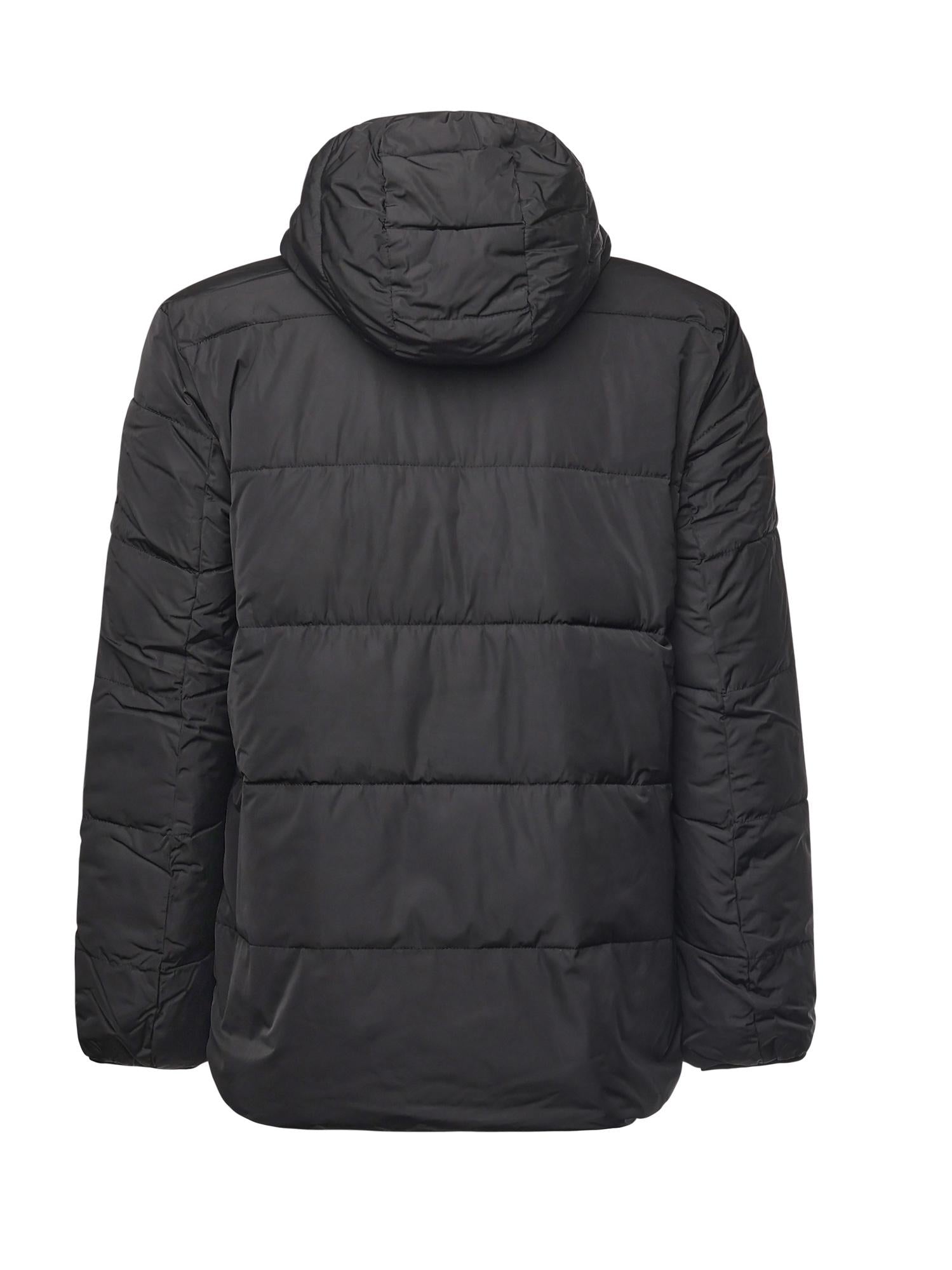 Piumino reversibile con cappuccio e logo UMA25151PI BLACK RICHMOND X