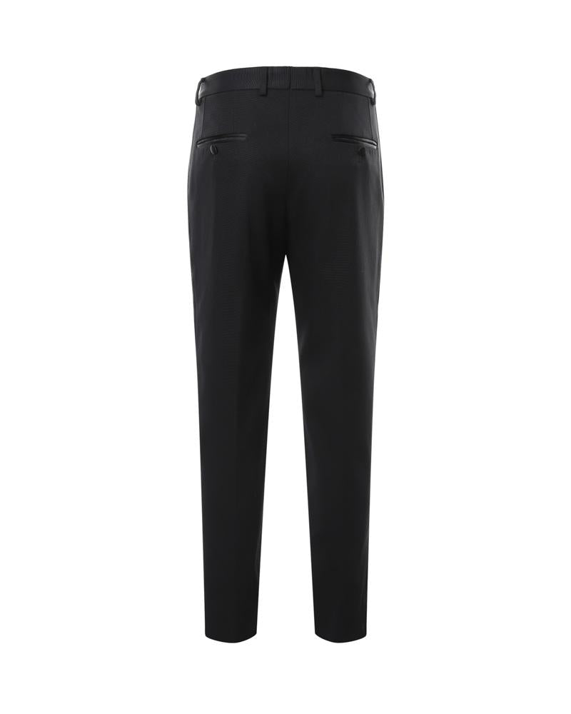Pantaloni plissettati in tessuto stretch FTCHMT FURJLN0000 DOLCE & GABBANA