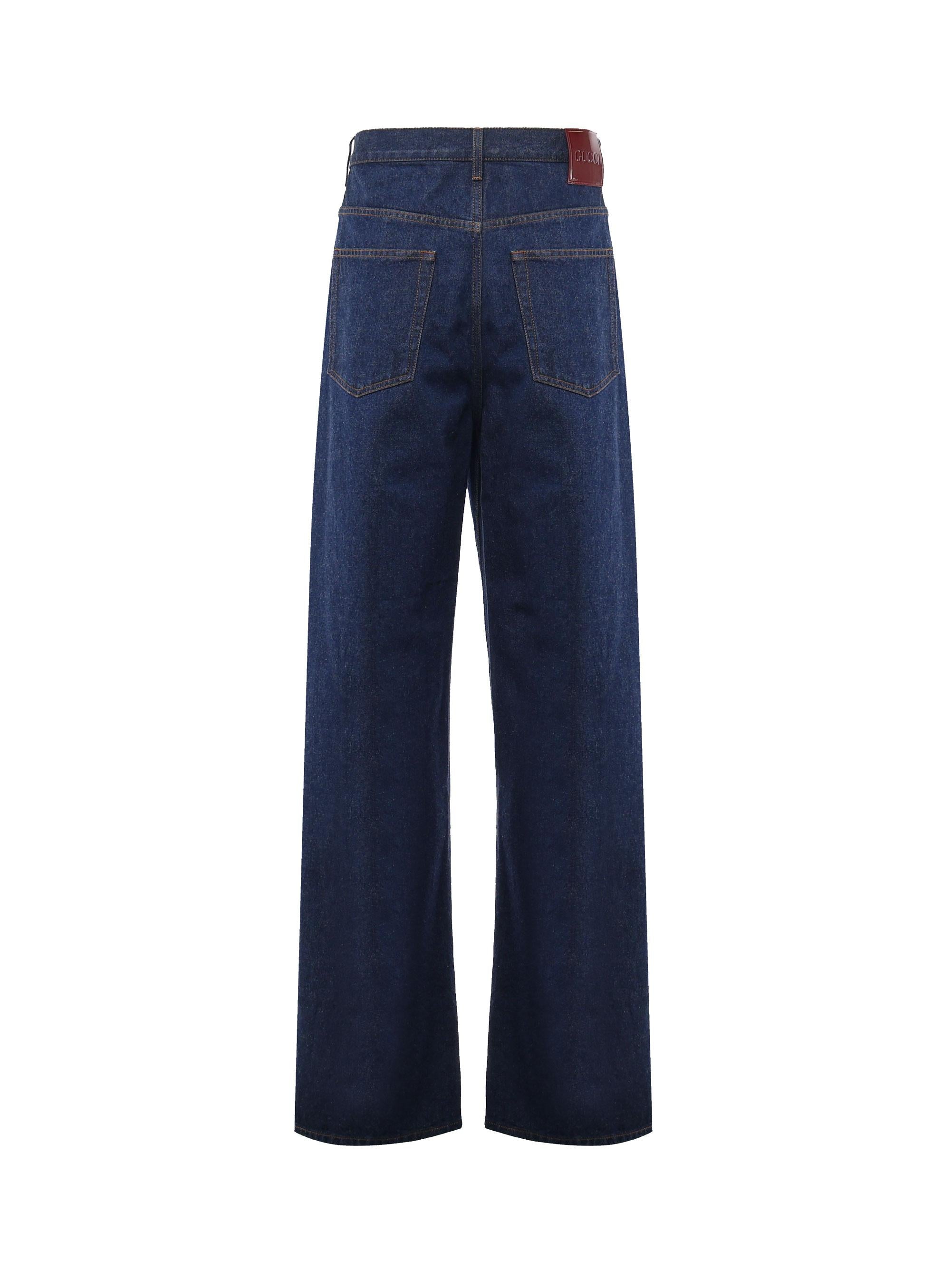Jeans baggy in denim di cotone 798228 XDCYY4100 GUCCI