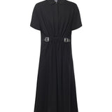 Abito con cintura in viscosa stretch S540Y09XTW 1100 LOEWE