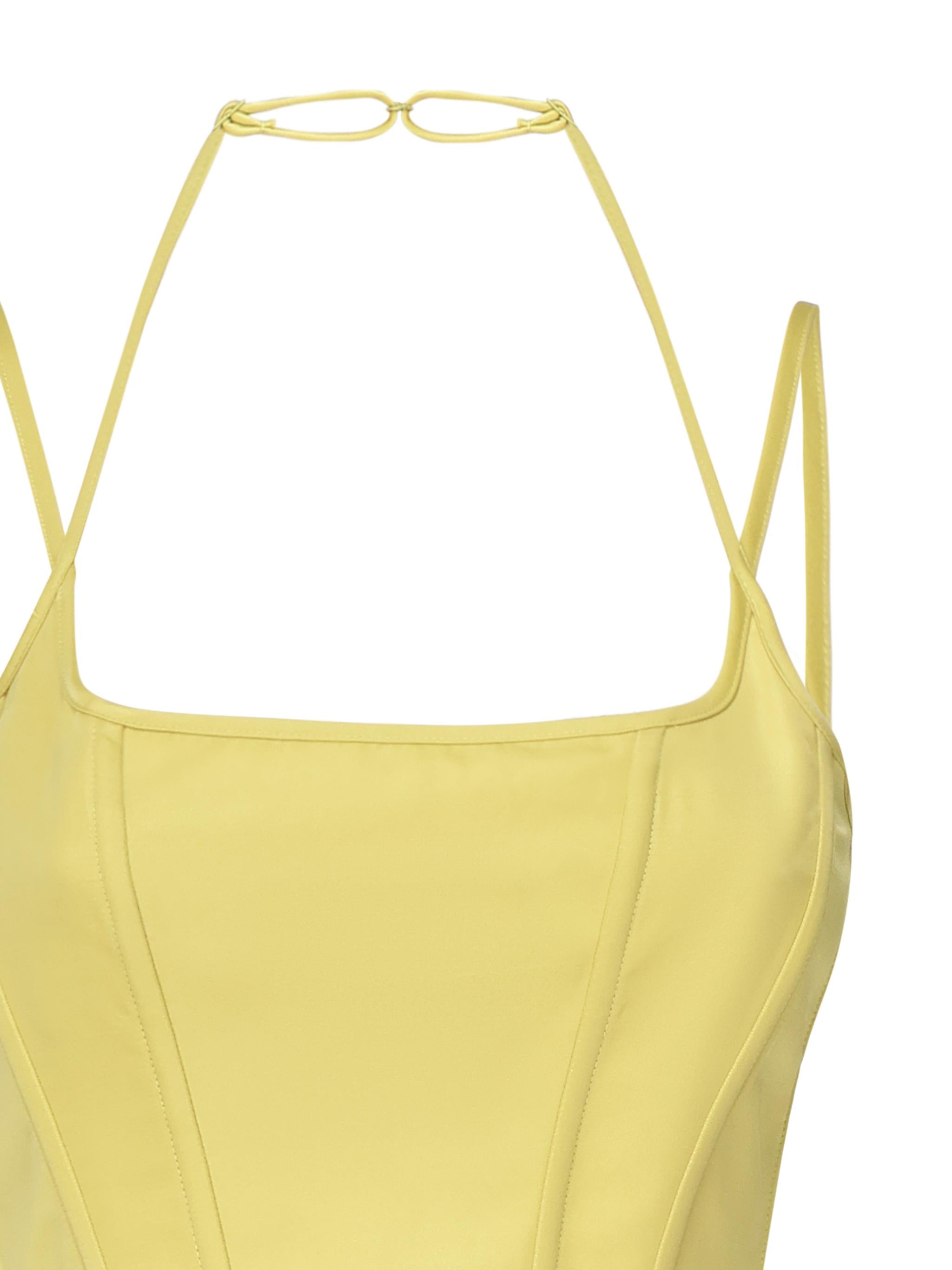 Top bustier senza maniche 104851 A2DLT52 PINKO