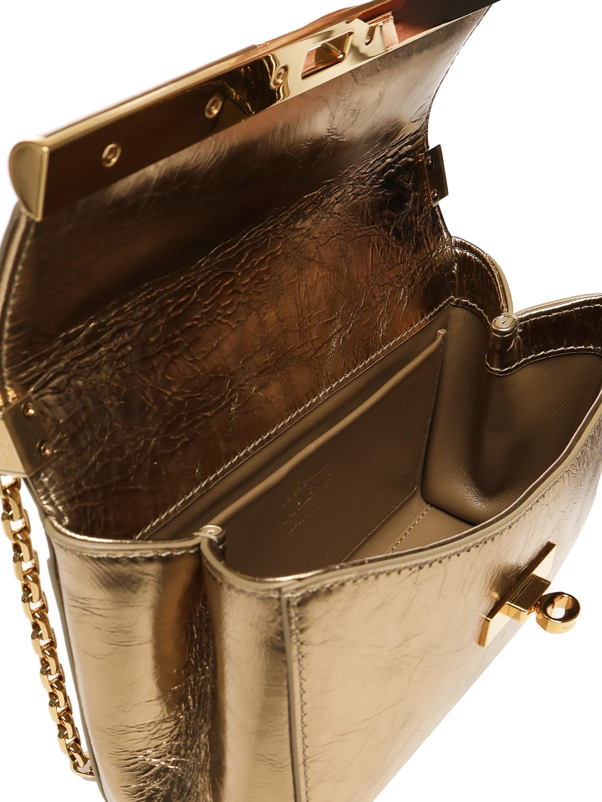 Borsa a tracolla Marlene in pelle metallizzata BB7766 AC6628H945 DOLCE & GABBANA