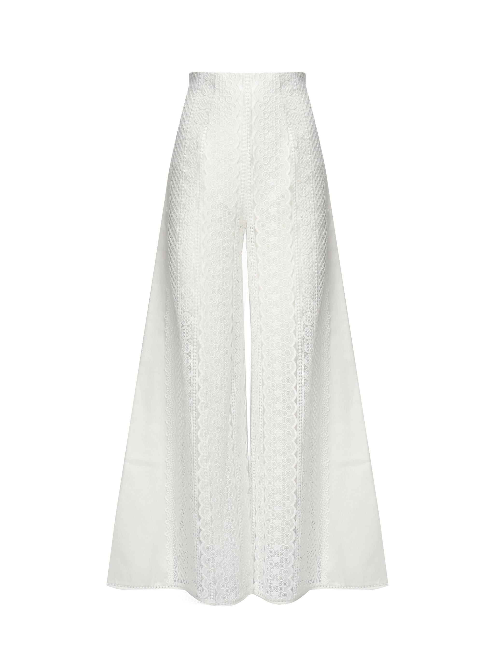 Pantaloni Orsie 256501 WHITE CHARO RUIZ
