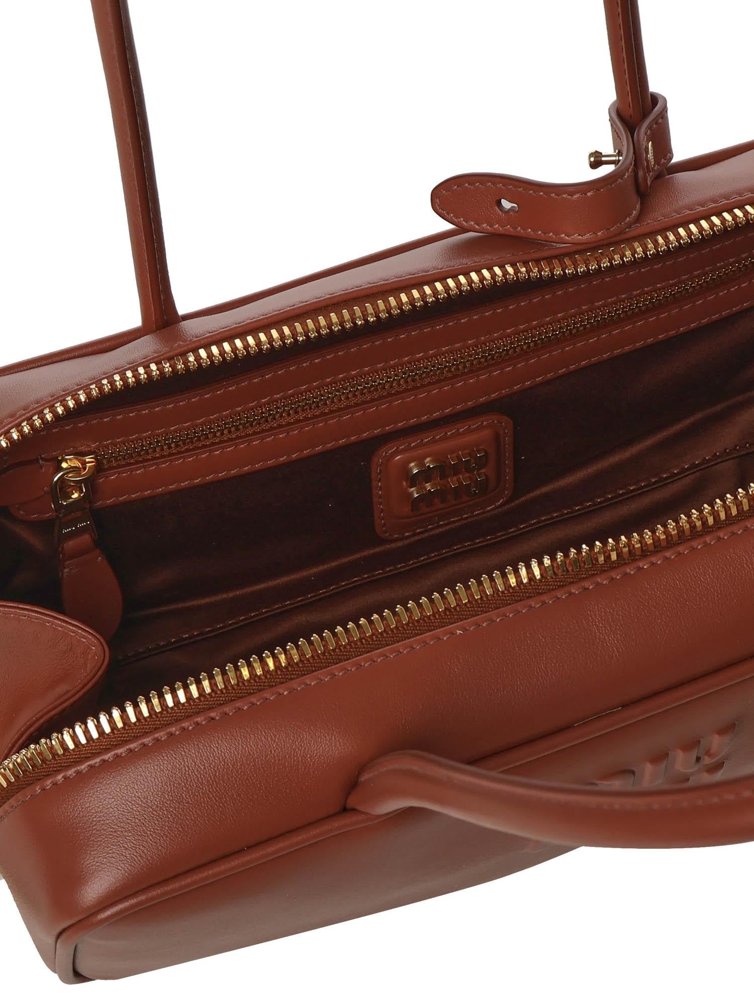 Borsa Beau in pelle 5BB173 2CRWF0033 MIU MIU