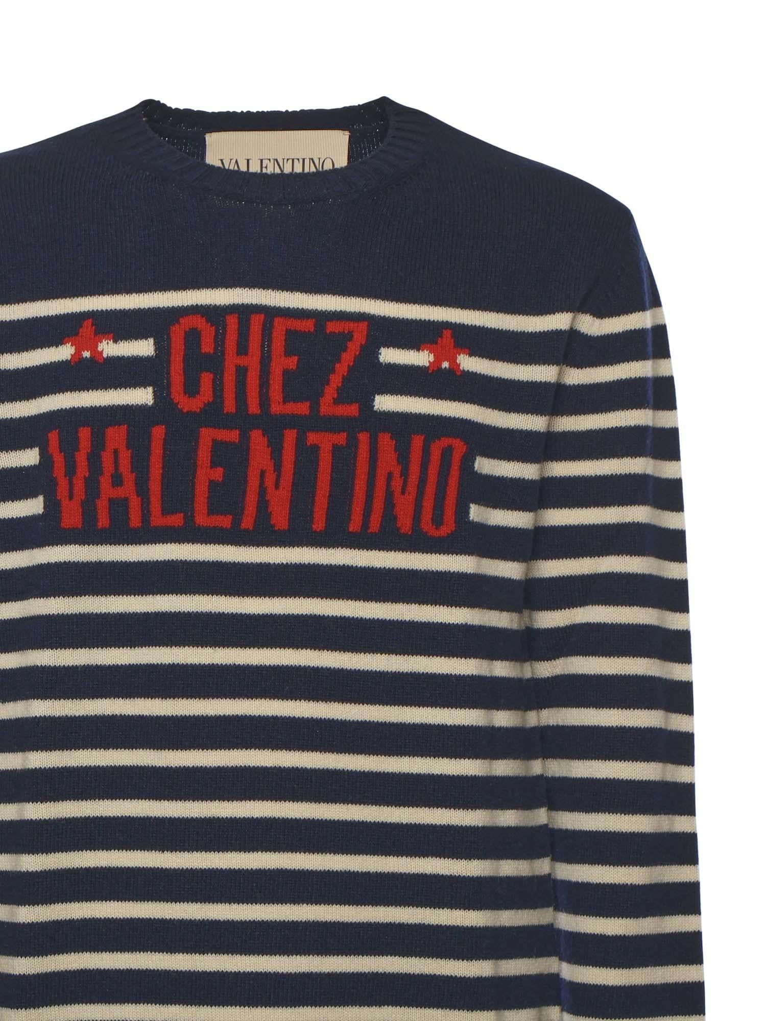 Maglia girocollo in pura lana 7V3KC34W B1WDYB VALENTINO GARAVANI