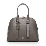 Borsa bowling a mano Escape Bag maxi in pelle<BR/> 105172 A0QOK33V PINKO