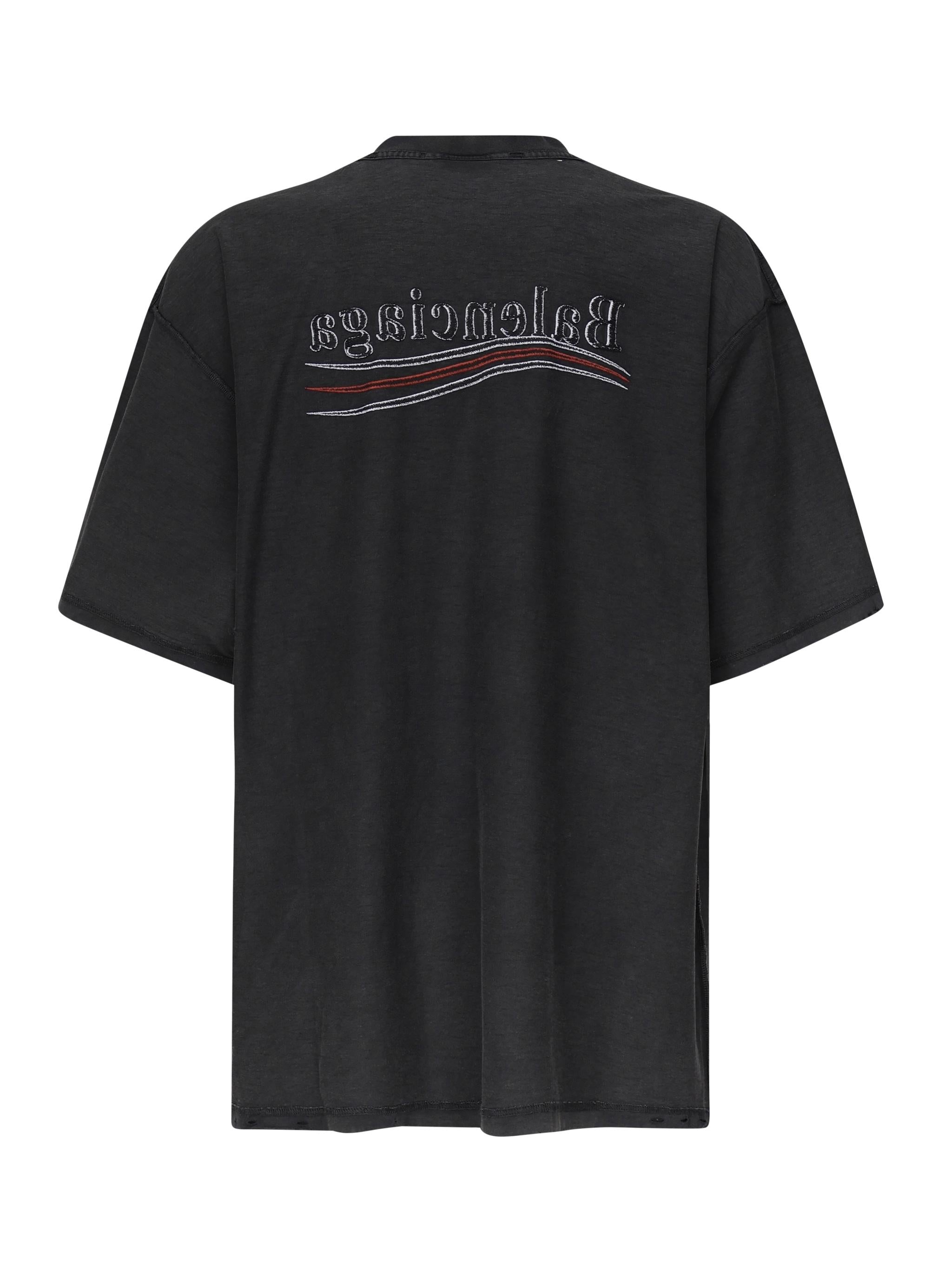 T-Shirt Logo Inside-Out 830247 TSVF39668 BALENCIAGA