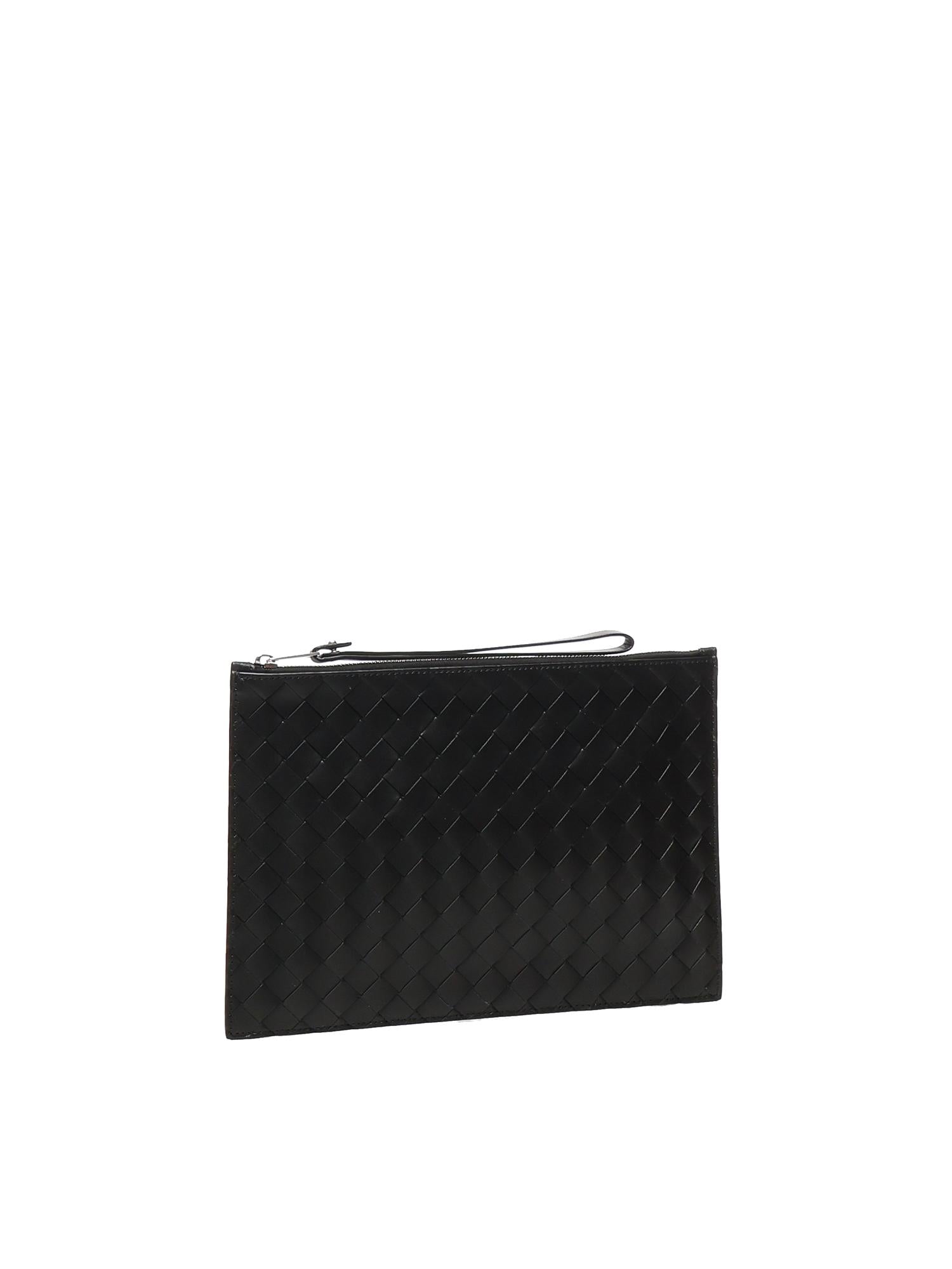 Pochette Intrecciato con zip 684509 VCPQ38803 BOTTEGA VENETA