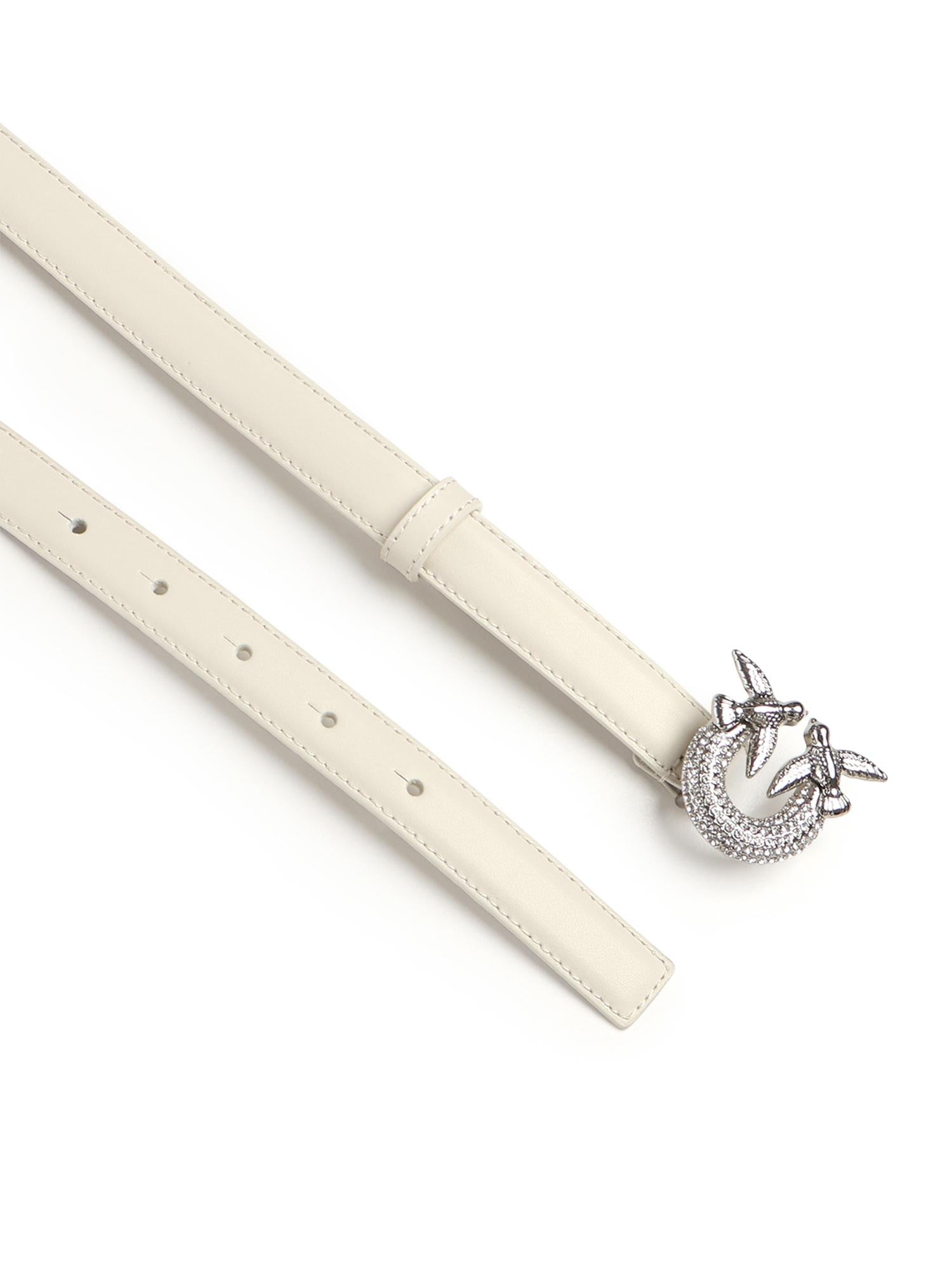 Cintura in pelle con logo 105876 A0F1Z14N PINKO