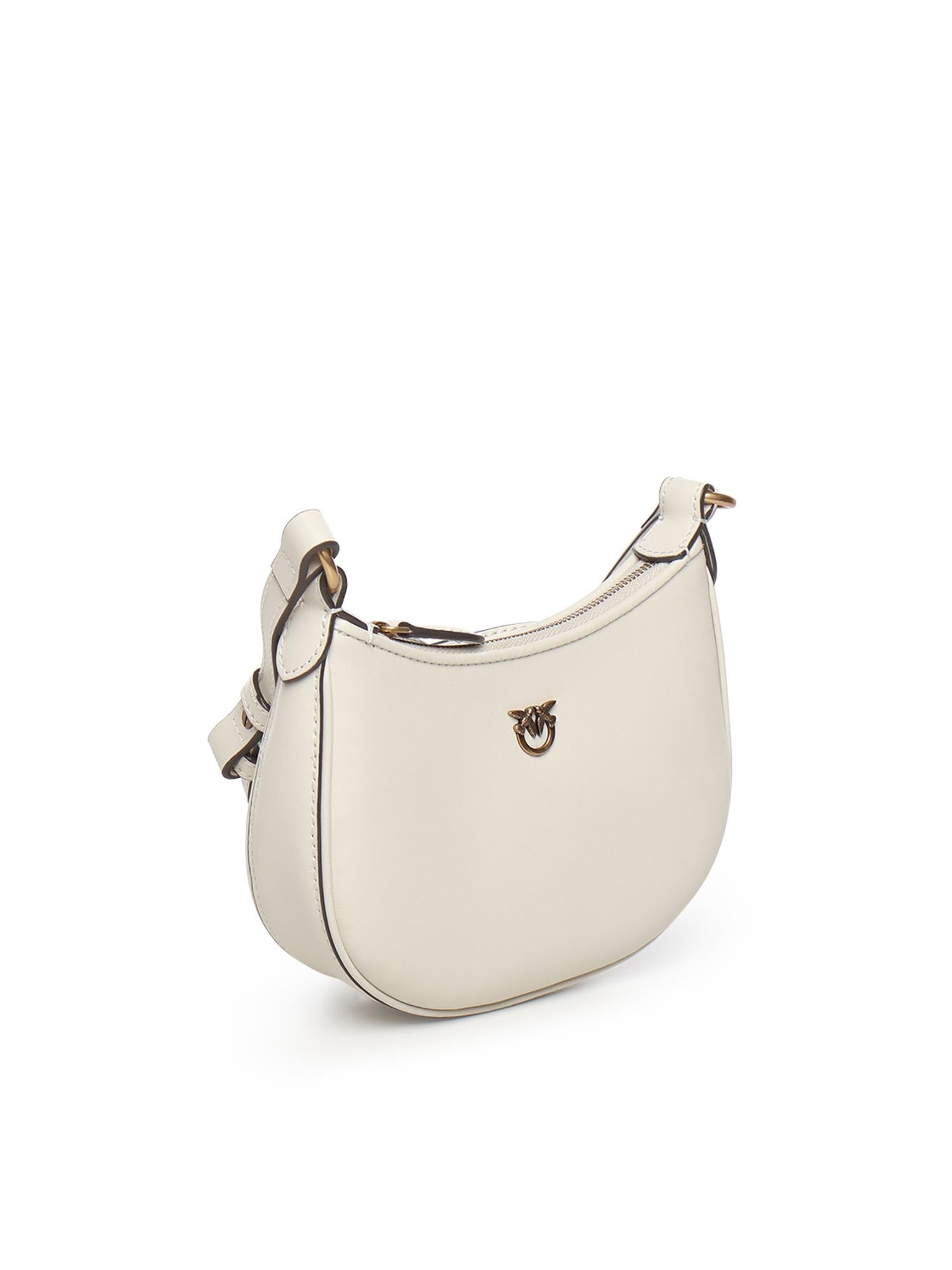 Baby borsa a spalla Half Moon in pelle 103538 A0F1Z14Q PINKO