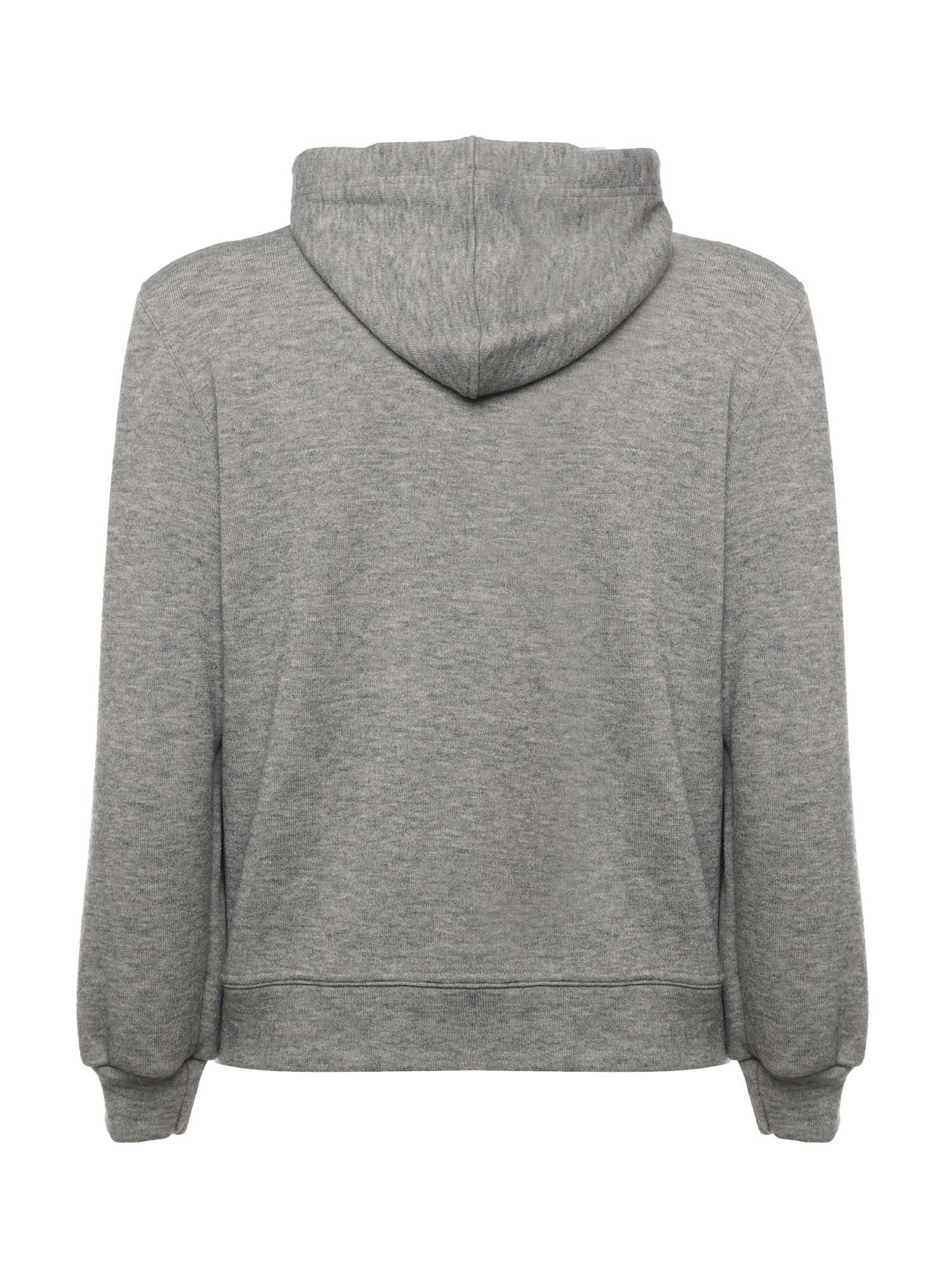 Felpa con zip GUETTA GRIGIO GIULIANO GALIANO