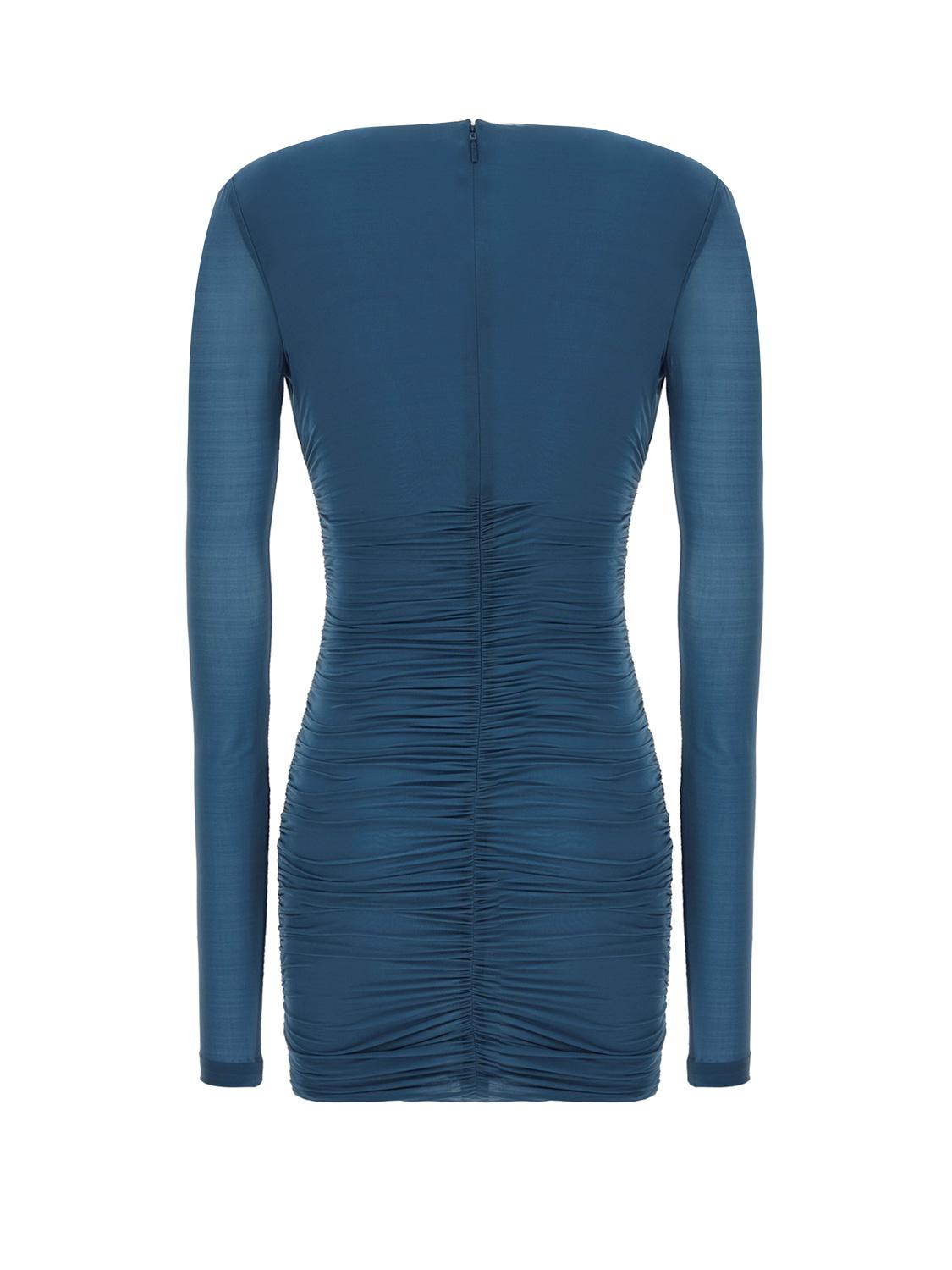 Abito in cupro 732870 Y5G893041 SAINT LAURENT