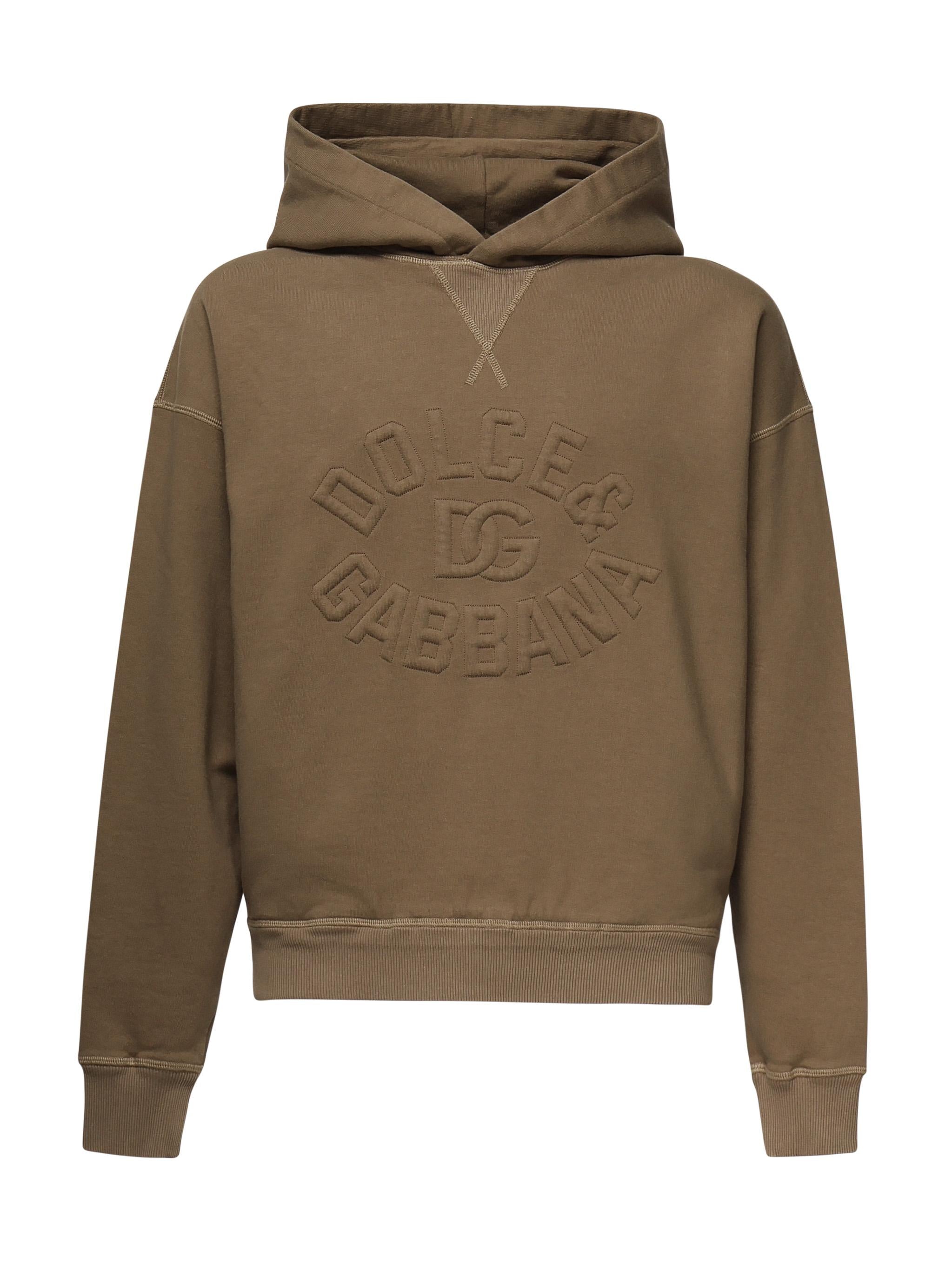 Felpa con cappuccio ricamo logo G9BNLZ G7O2PM0672 DOLCE & GABBANA